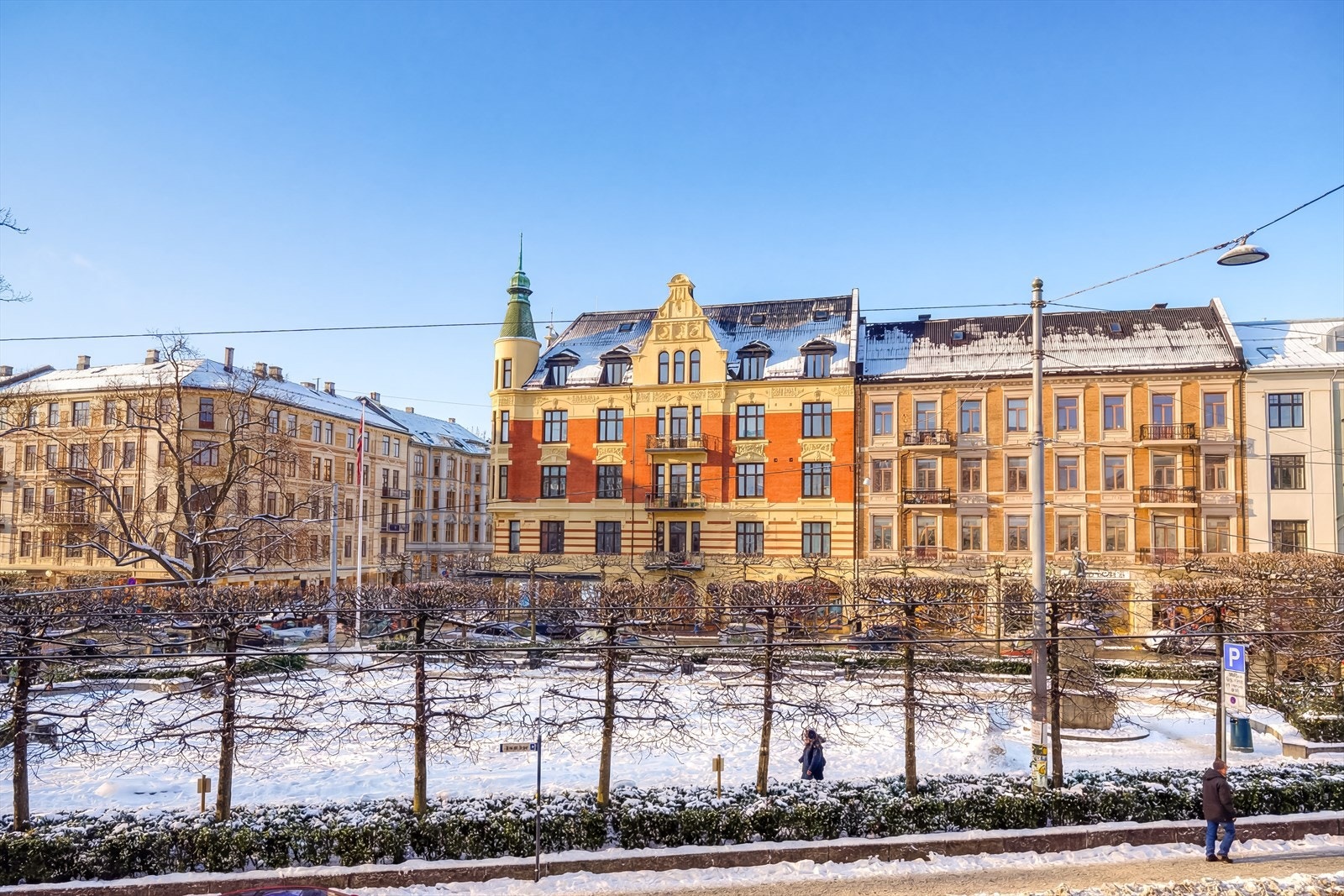 Utsikt fra balkong Galleribilde