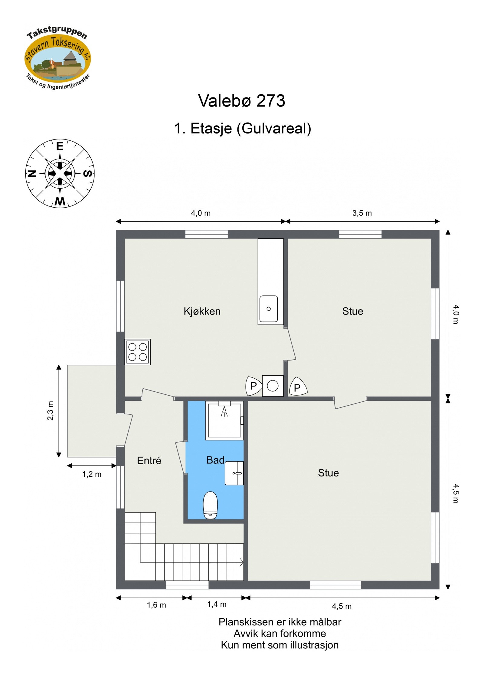 Plantegninger 1. etasje Galleribilde