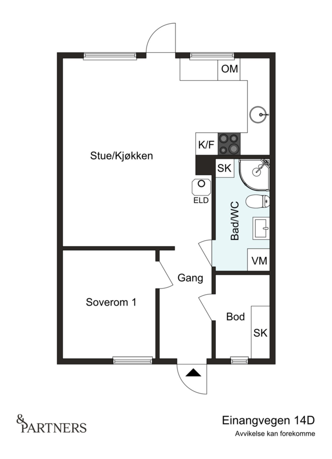 Plantegning Galleribilde