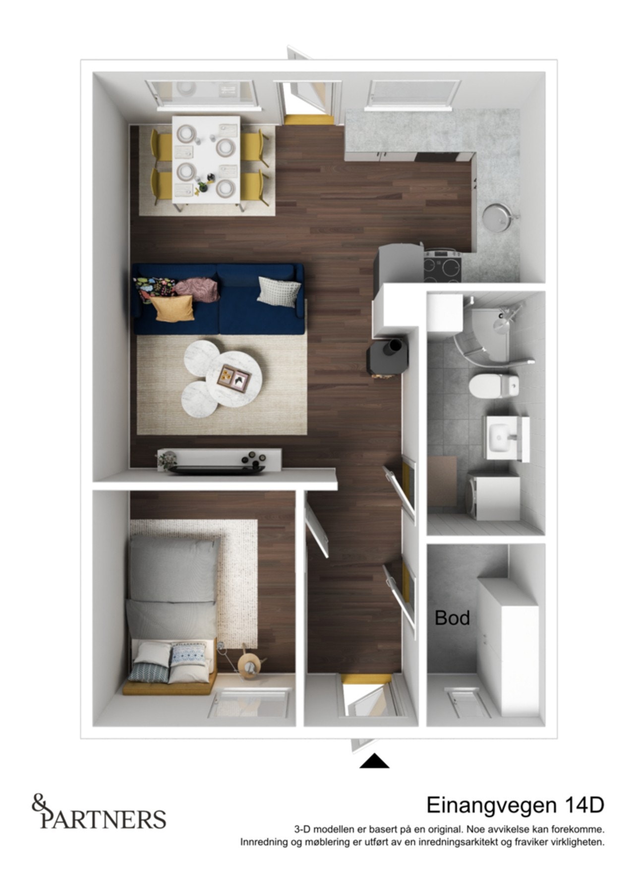 Planskisse Galleribilde