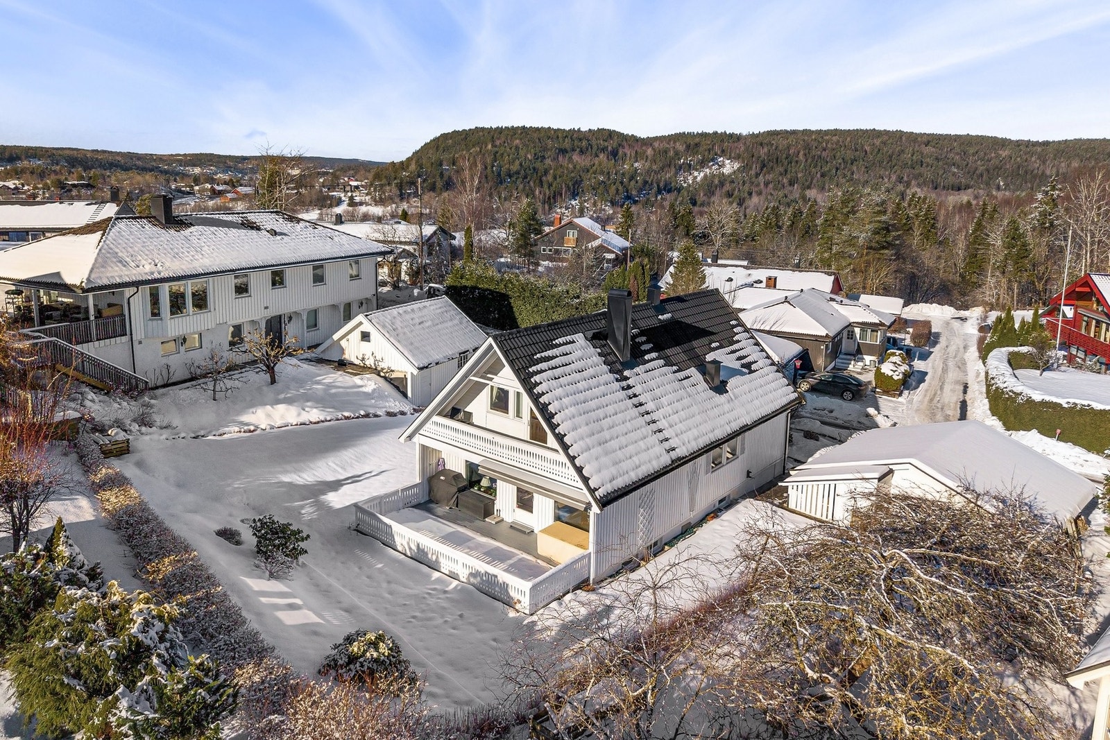 Hagen og terrassen Galleribilde