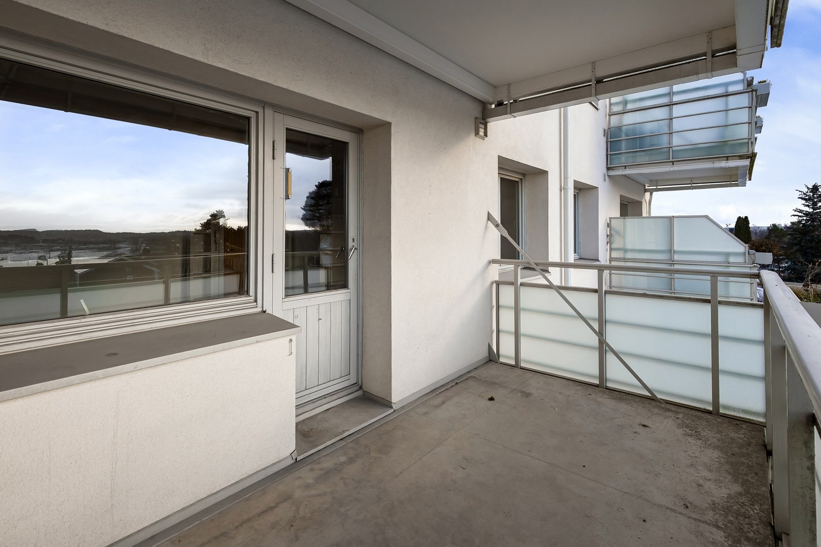 Her er det god plass for å skape en privat uteplass. Galleribilde