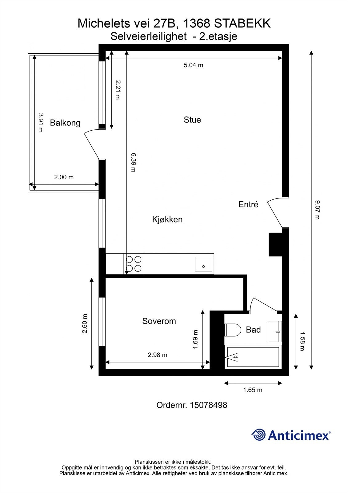 Plantegning Galleribilde