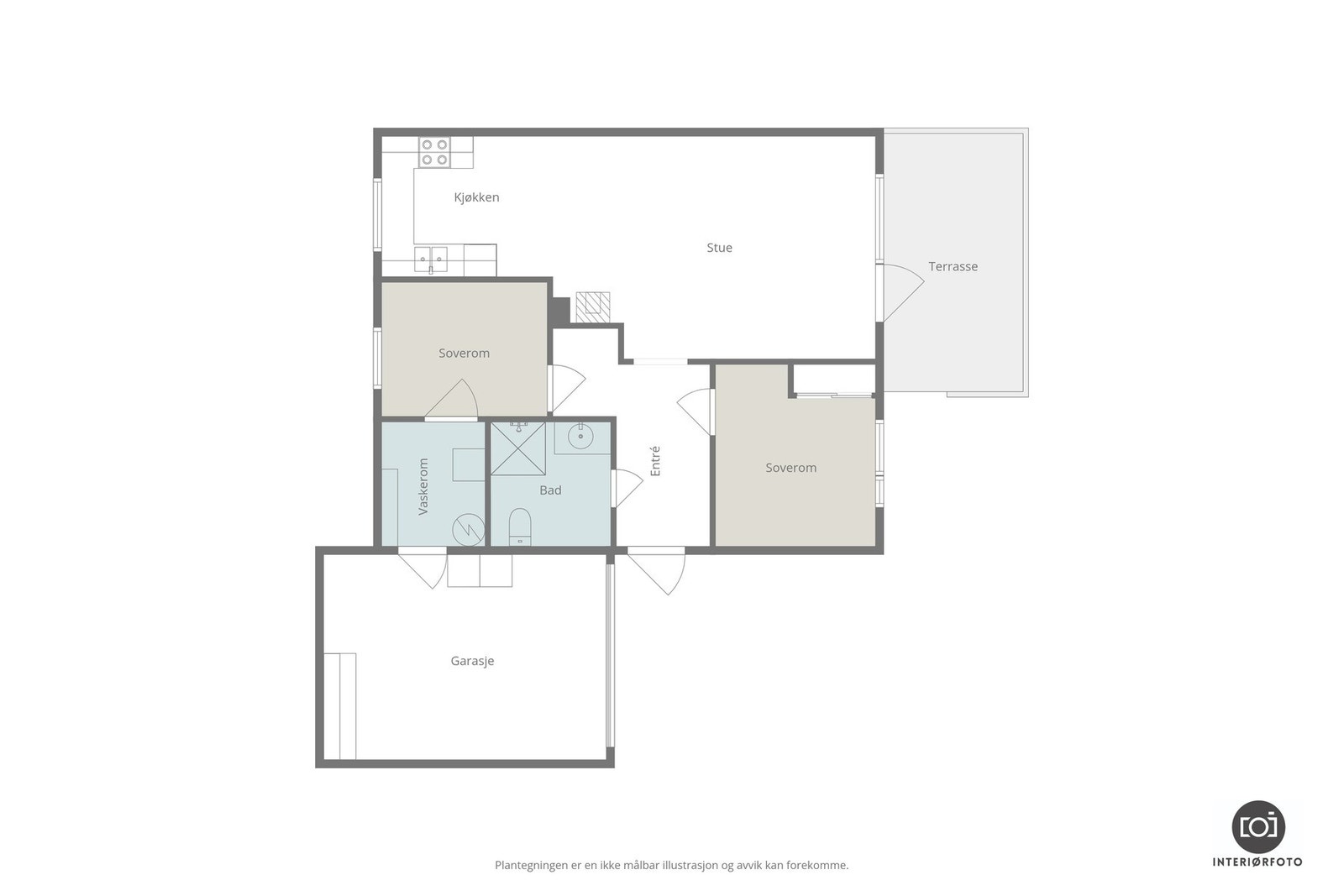 Plantegning Galleribilde