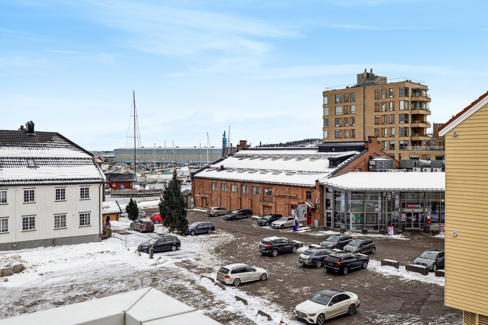 Utsiktsbilde fra balkongen. Galleribilde