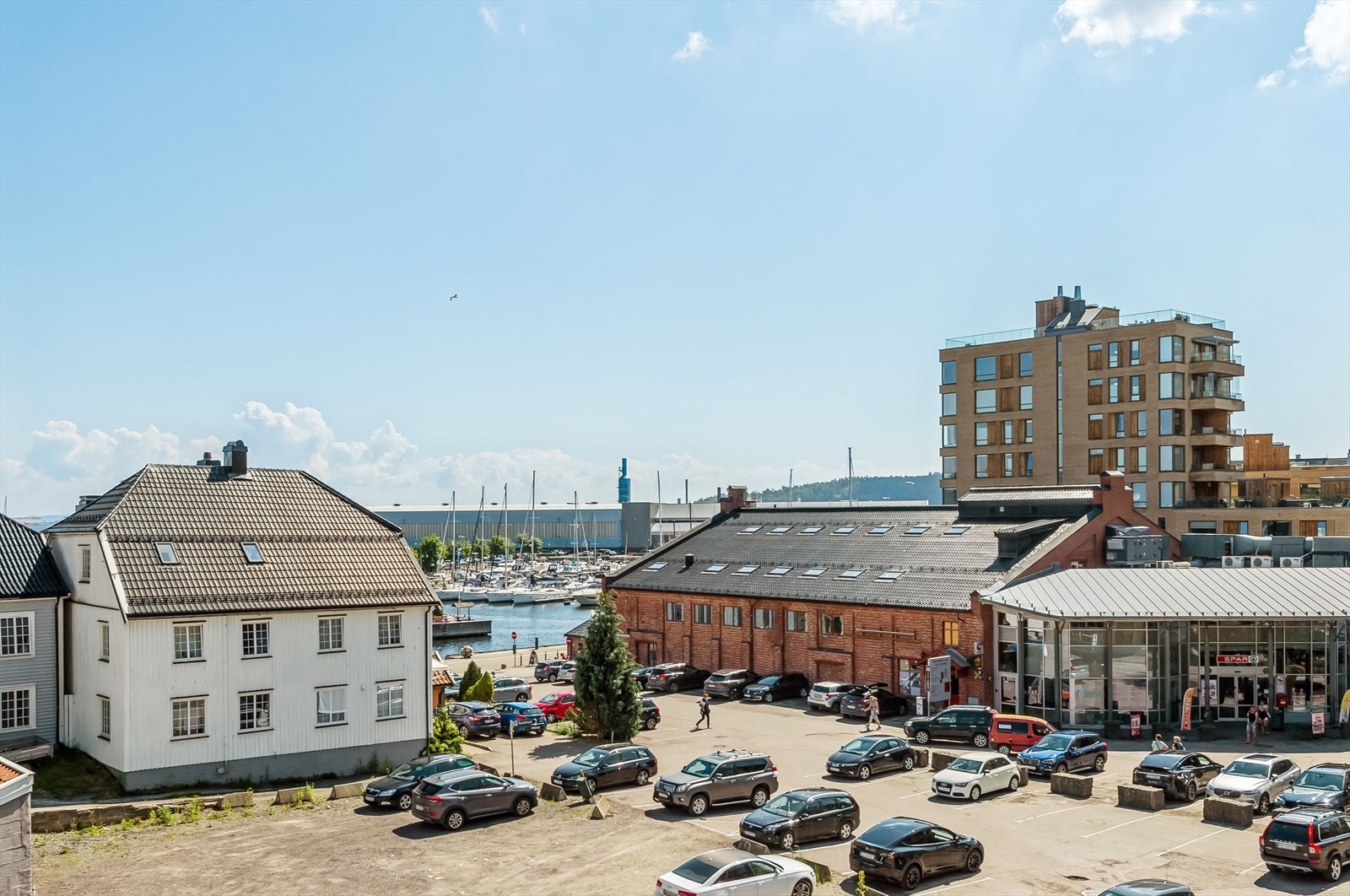 Utsiktsbilde fra balkongen. Galleribilde