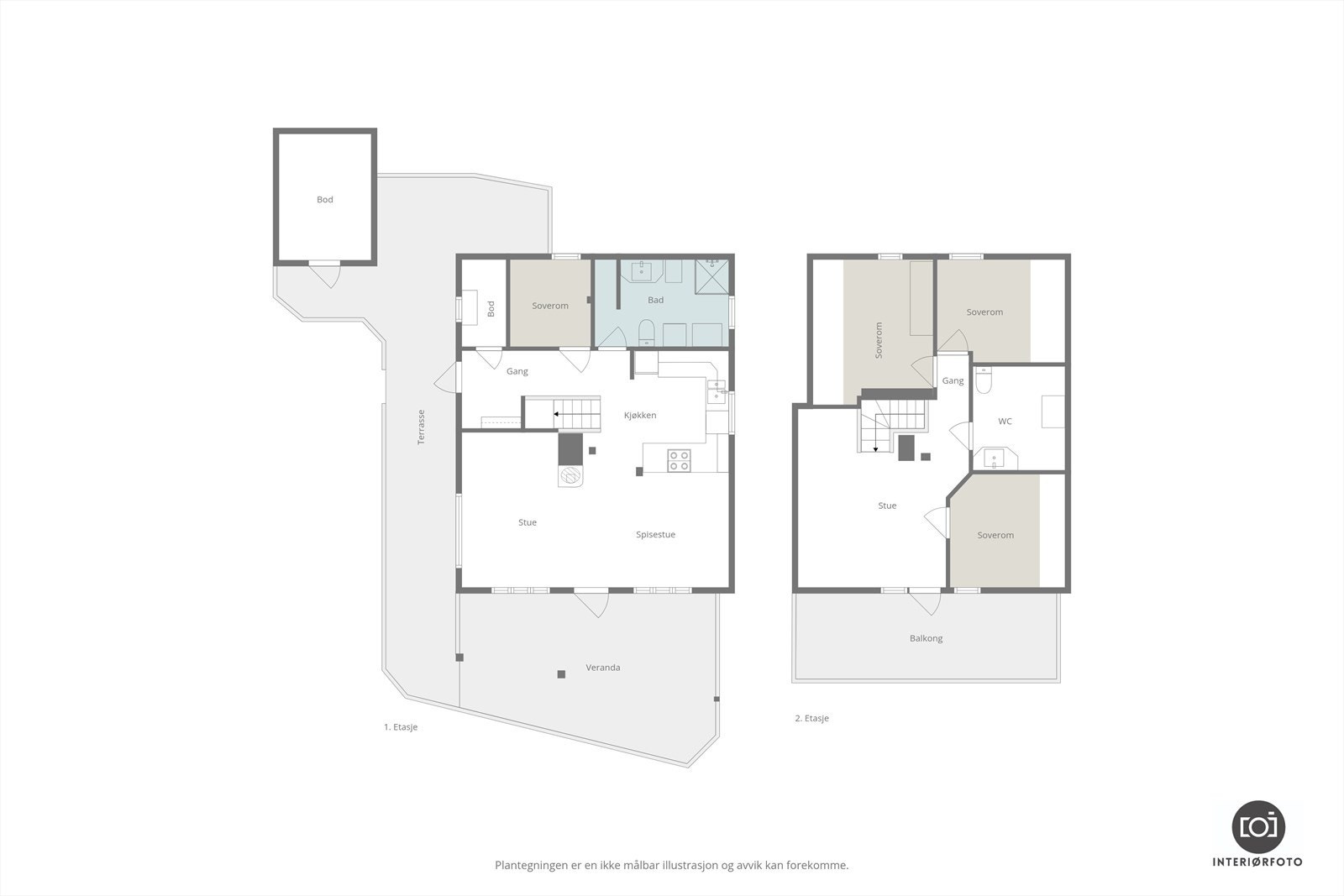 Plantegning Galleribilde