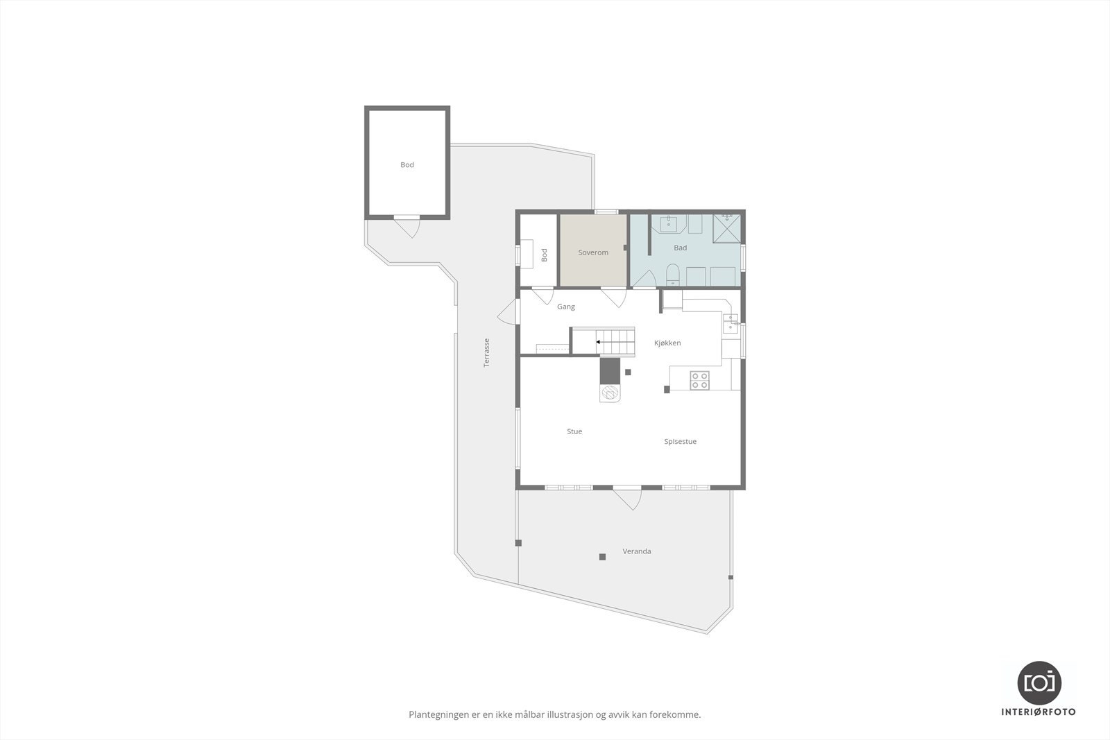 Plantegning Galleribilde