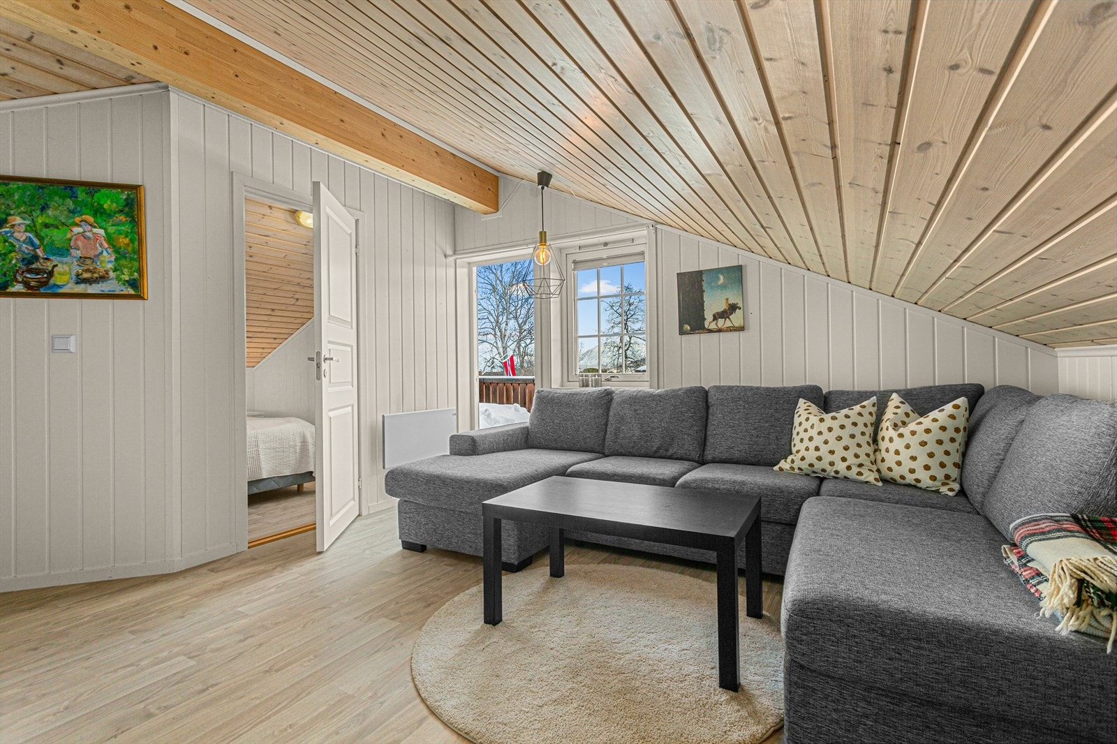 Loftstue Galleribilde