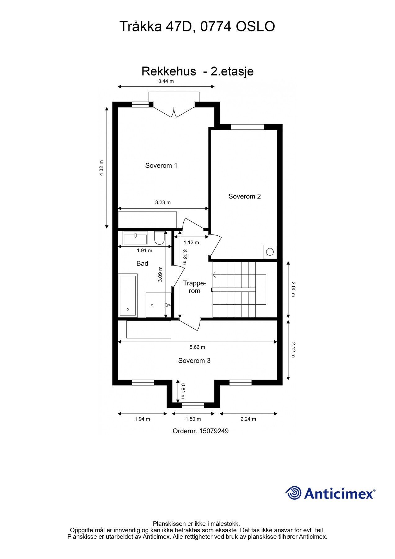 Plantegning 2. etasje. Galleribilde