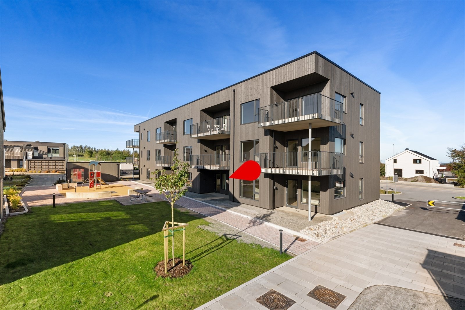 En flott og moderne selveierleilighet med en attraktiv og barnevennlig beliggenhet på Sandved. Foto. Eivind Dirdal. Galleribilde