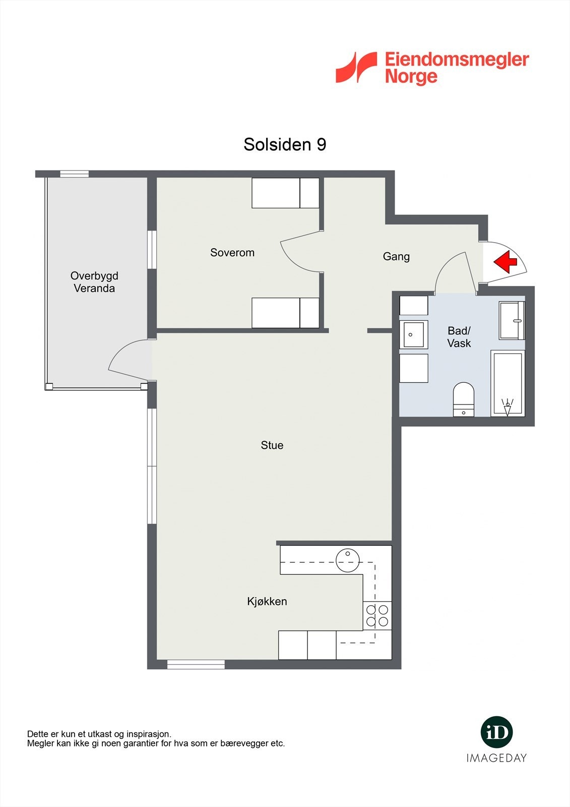 Plantegning Galleribilde