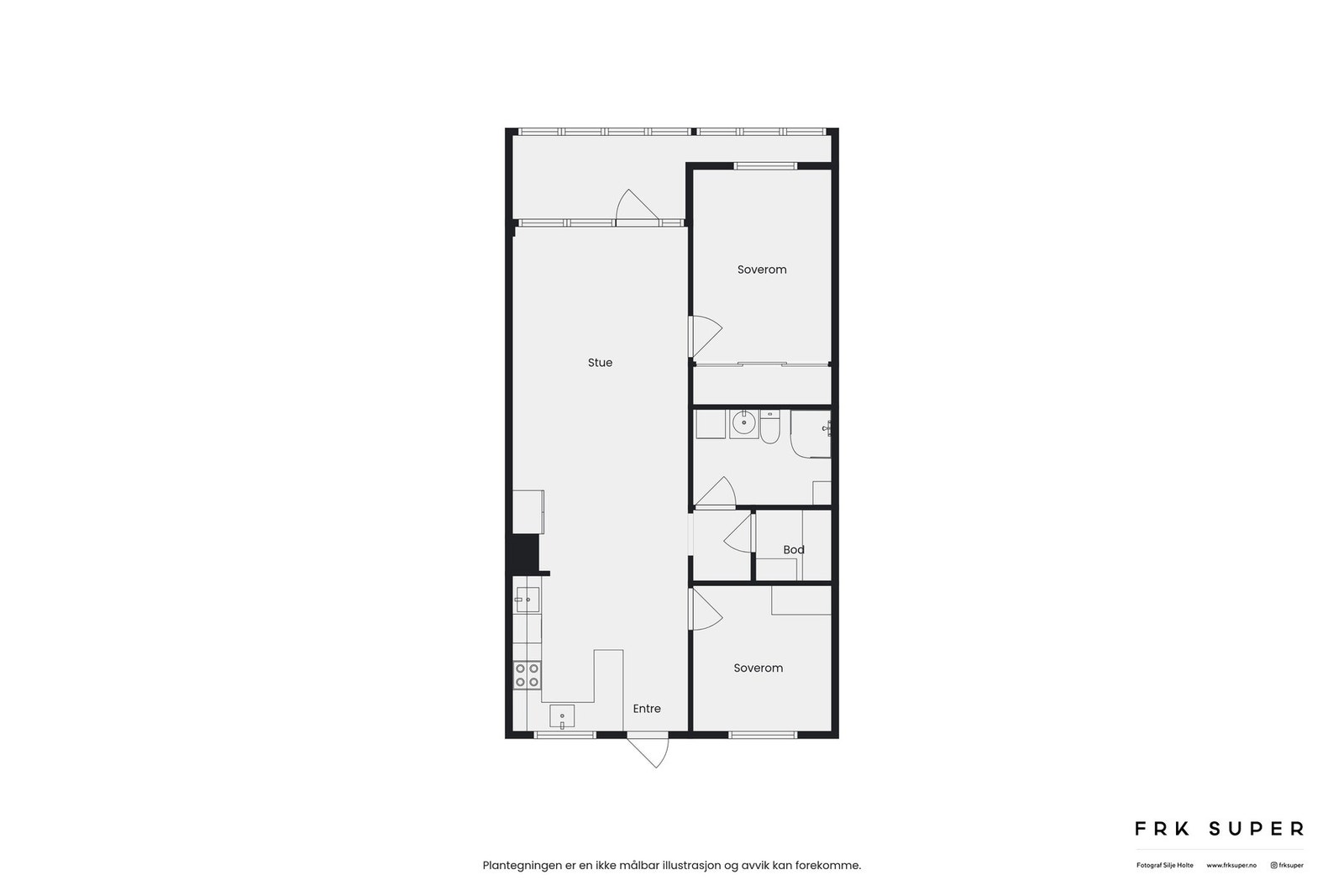 Plantegning - 10. etasje Galleribilde
