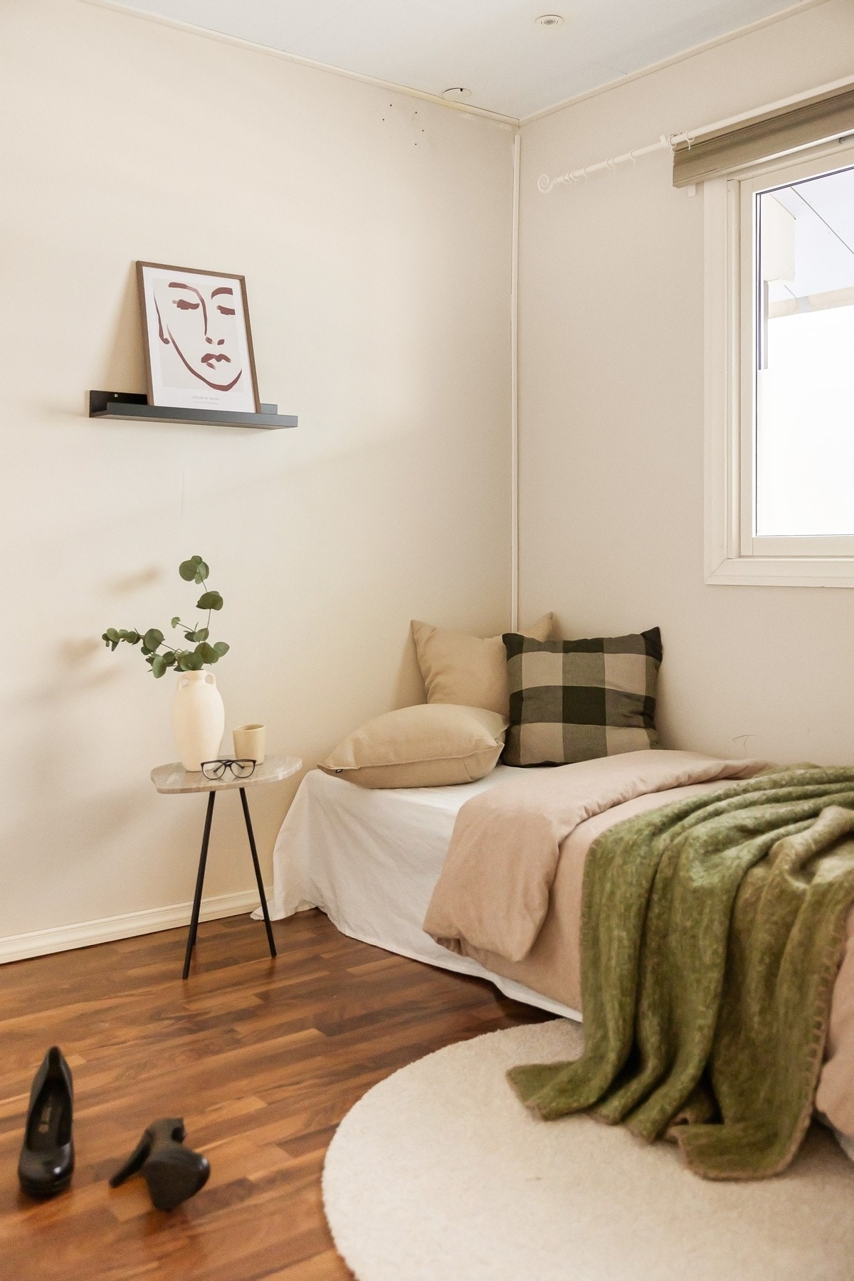 Soverom to måler 8,7 kvadratmeter Galleribilde