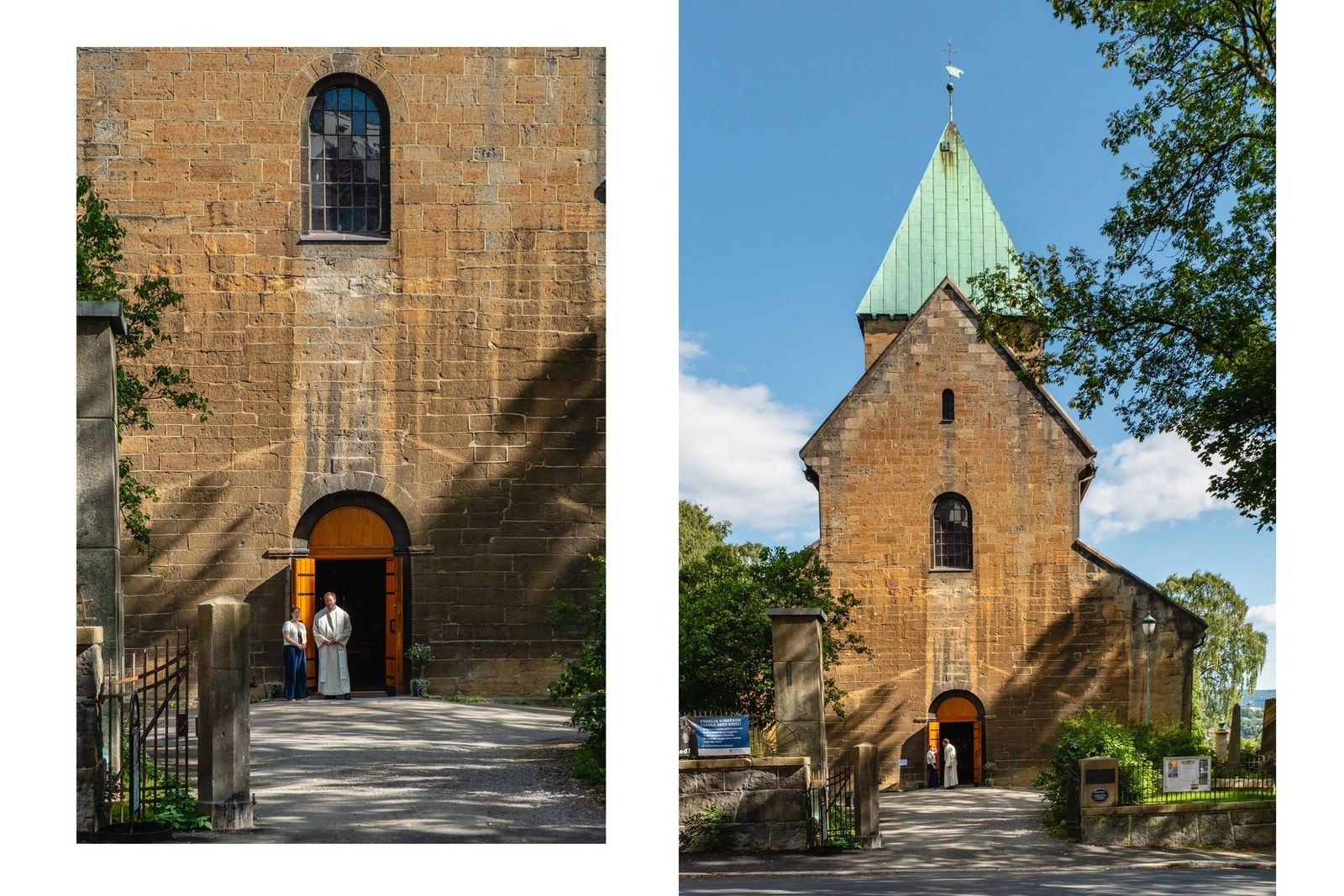 Historiske Aker kirke. Galleribilde