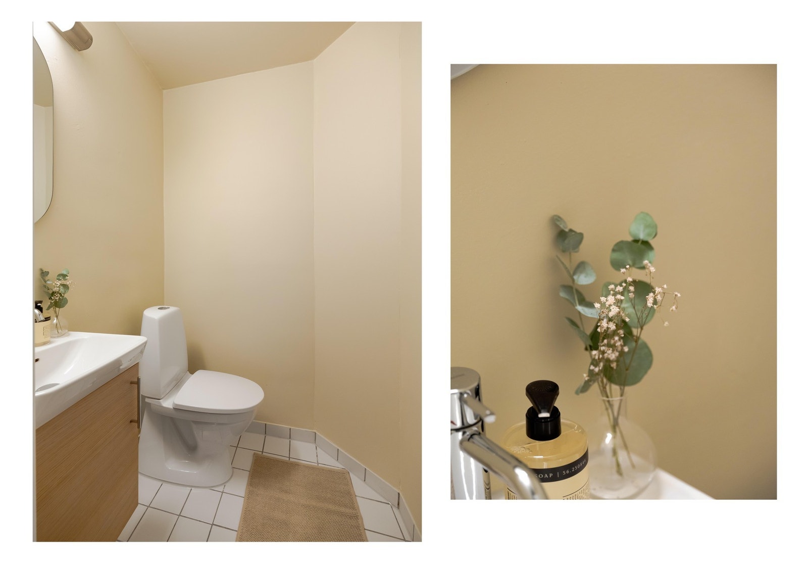 Det er også et separat toalett, noe som er ekstra digg for familier i en hektisk hverdag. Galleribilde