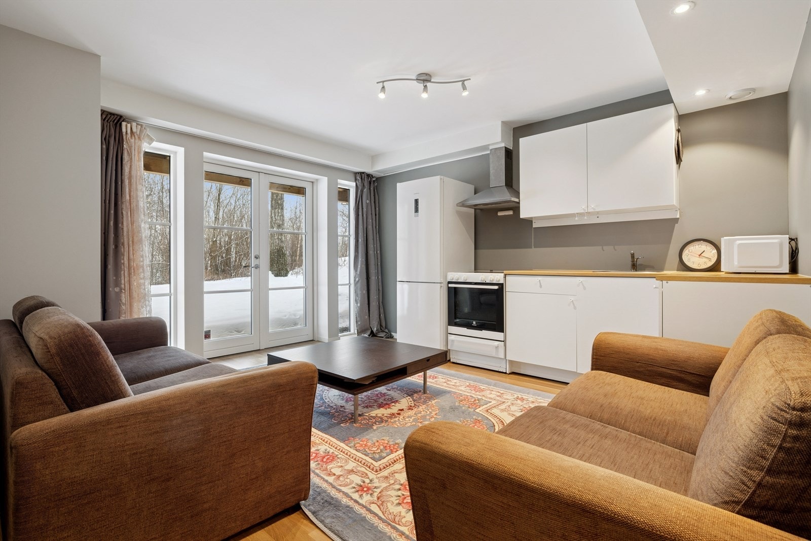 Stue/kjøkken i hybel Galleribilde