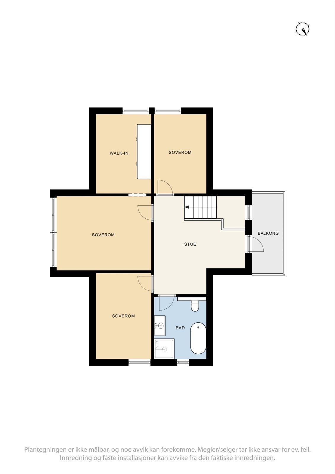 Plantegning 2. etasje Galleribilde