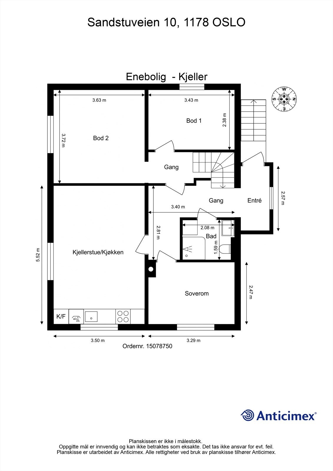 Plantegning - Kjeller Galleribilde