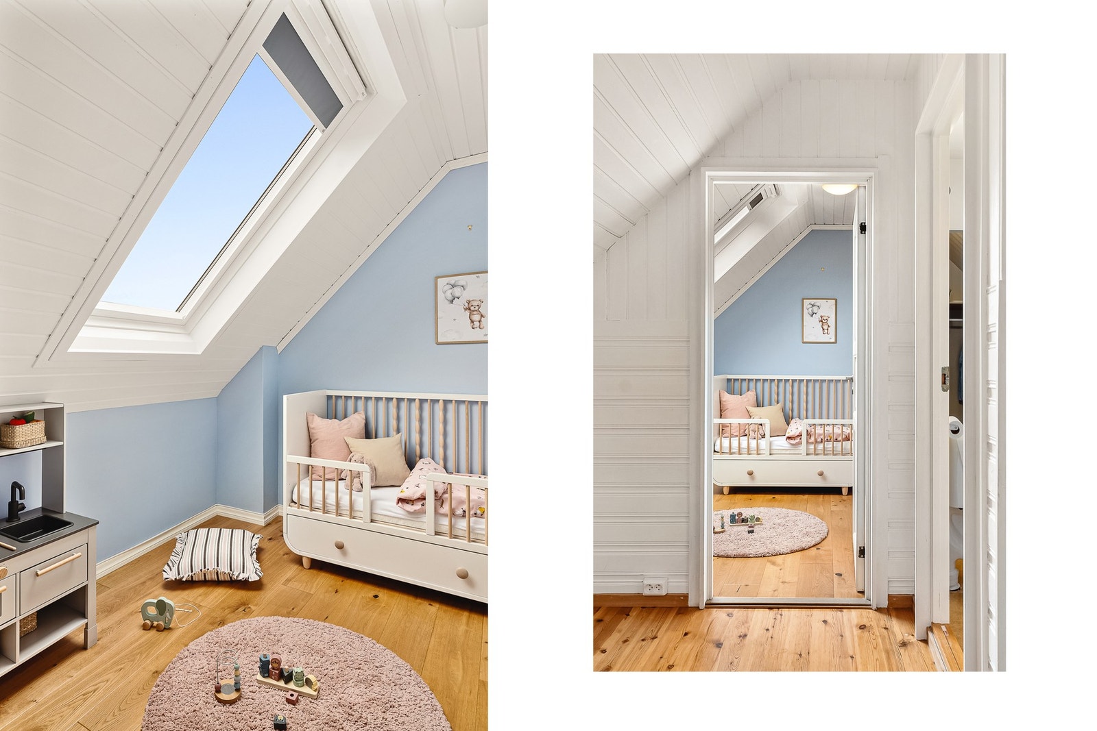 Disponibelt rom på 4,3 m², kan f.eks. brukes som kontor eller lekerom Galleribilde