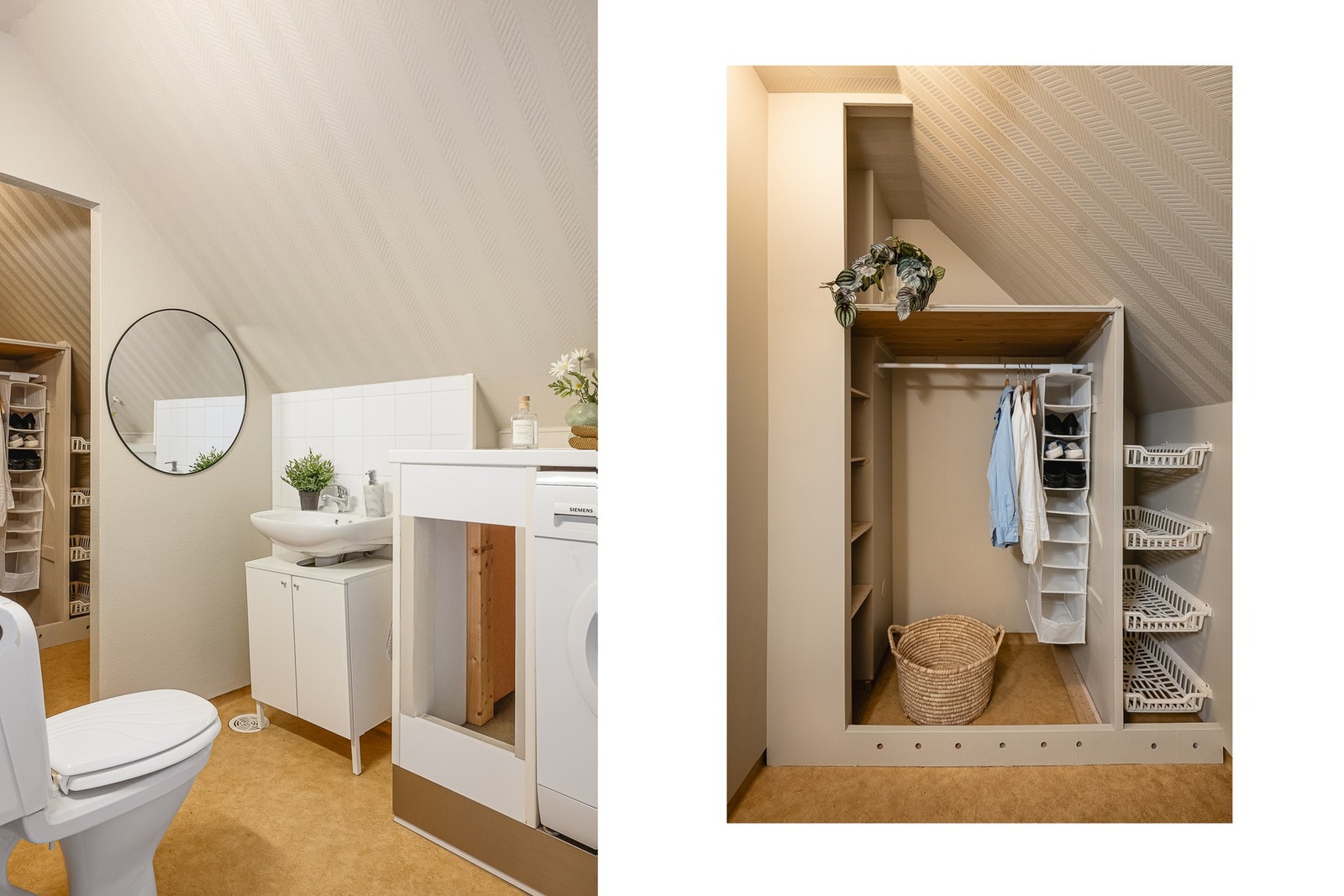 Etasjen har et praktisk bad/vaskerom Galleribilde