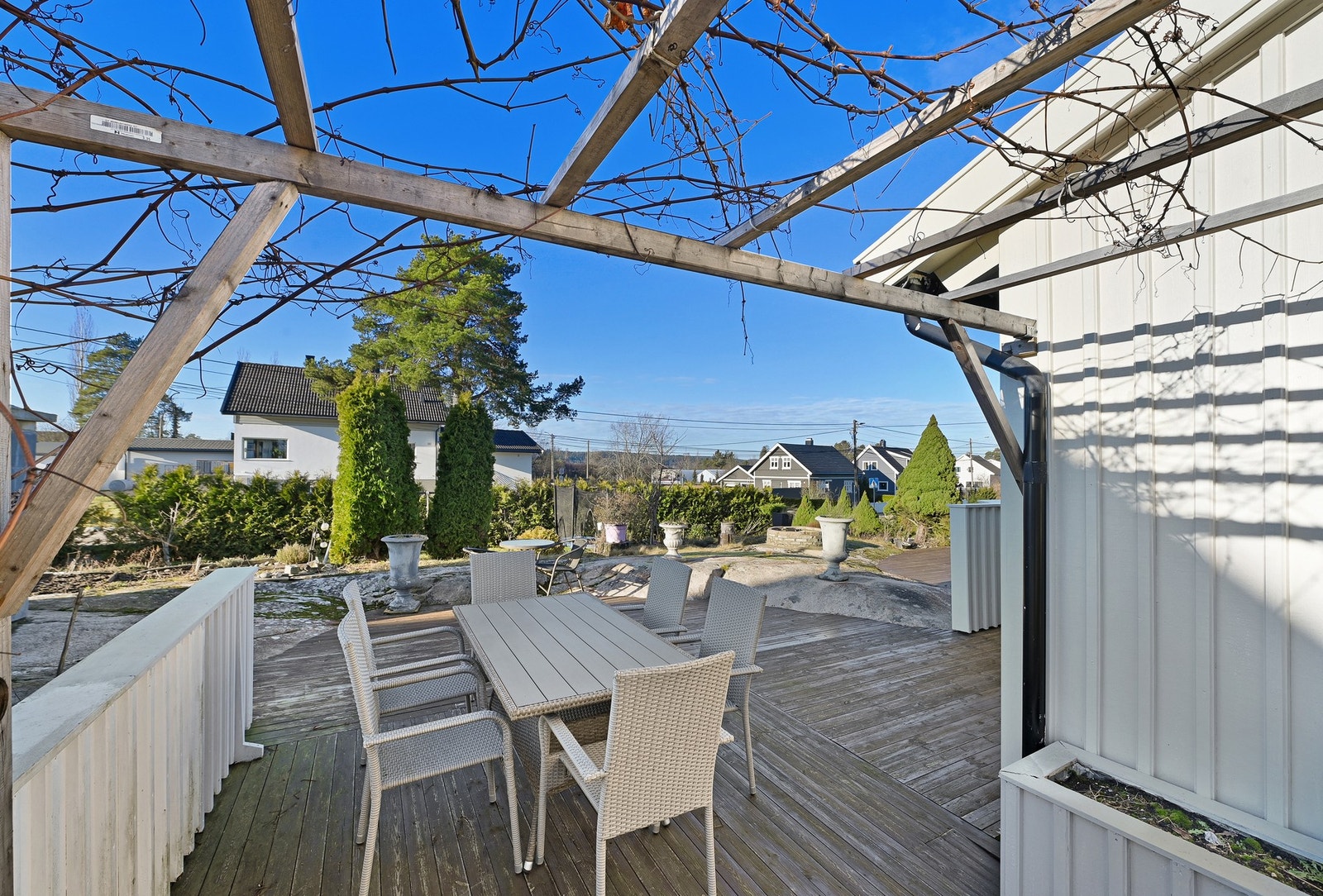 Fine utearealer. Galleribilde