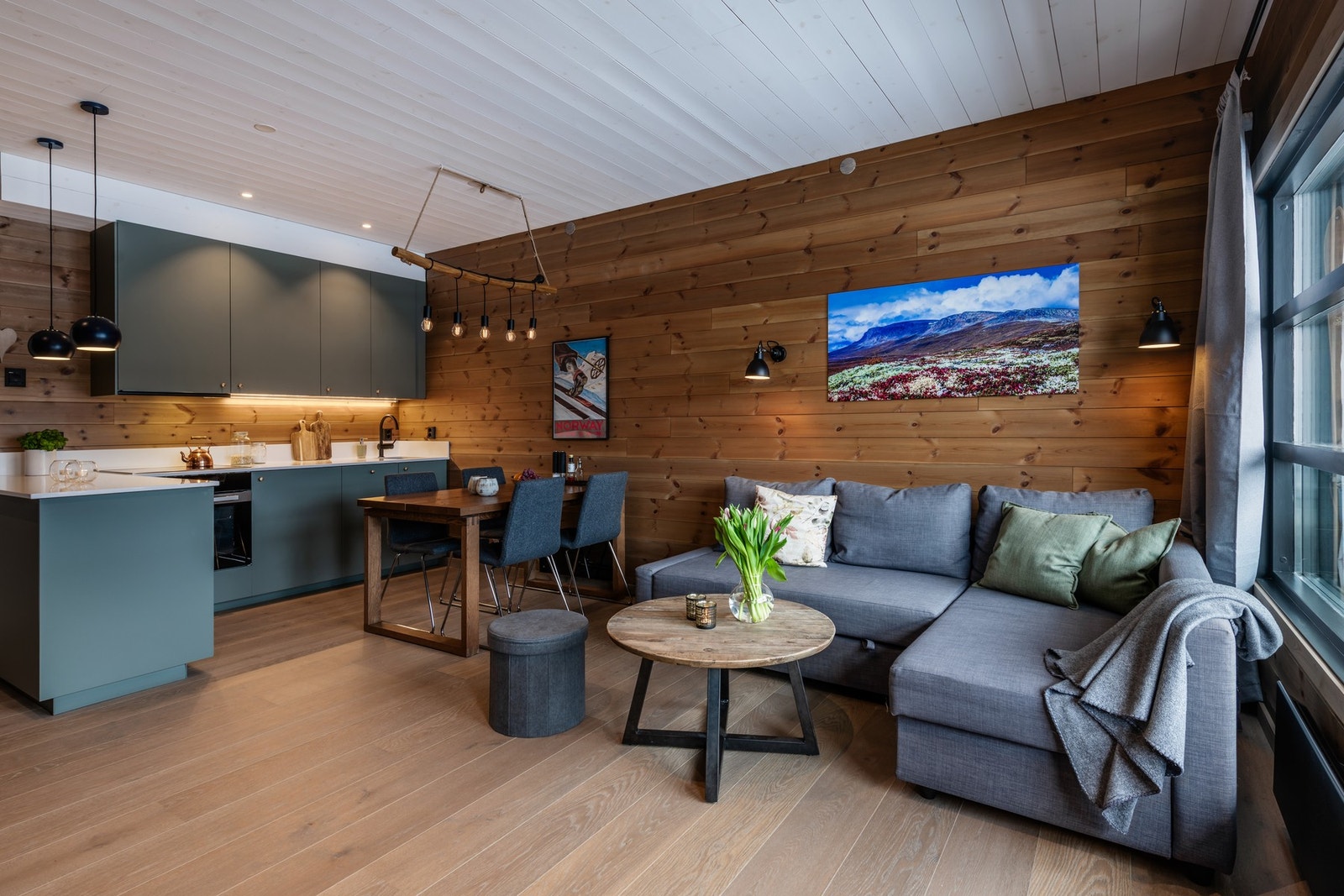 Åpen stue/kjøkkenløsning Galleribilde