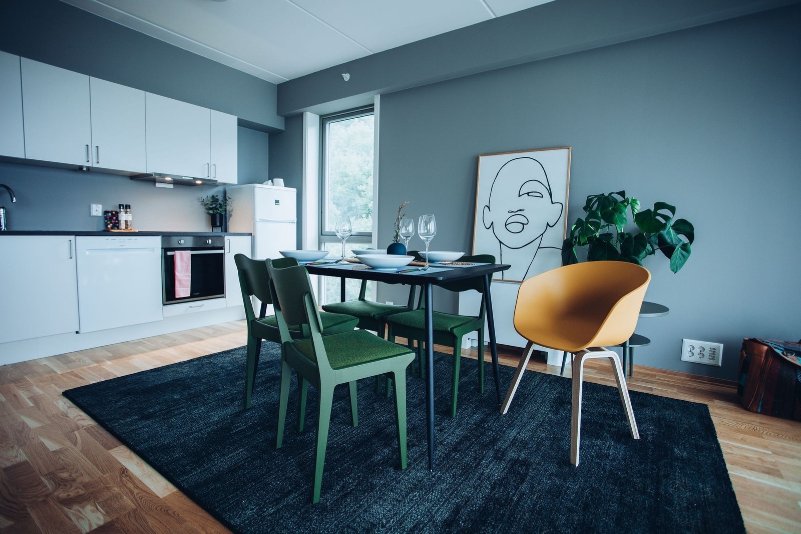 Spisegruppe Galleribilde