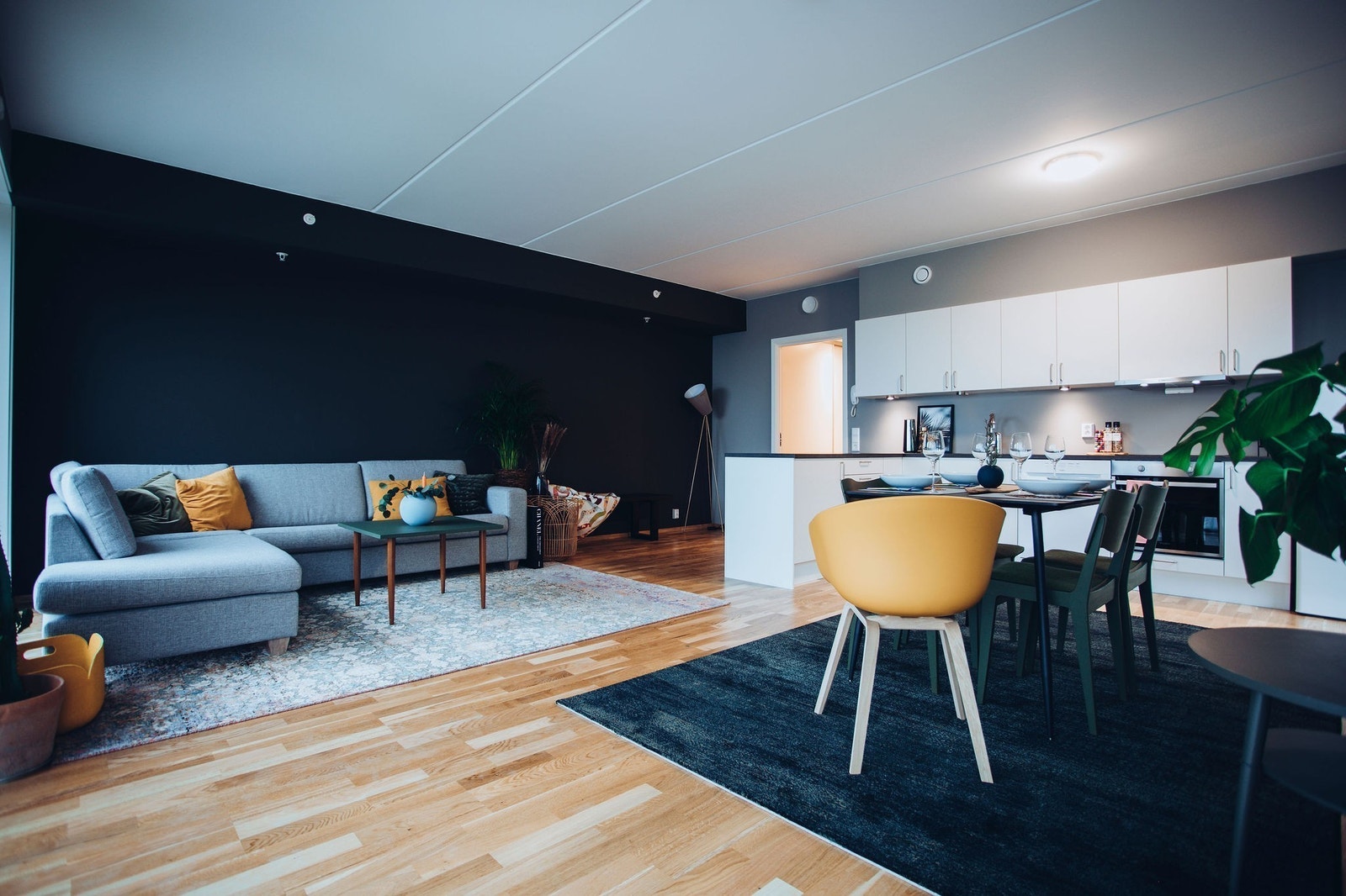 Åpen stue/kjøkken-løsning Galleribilde