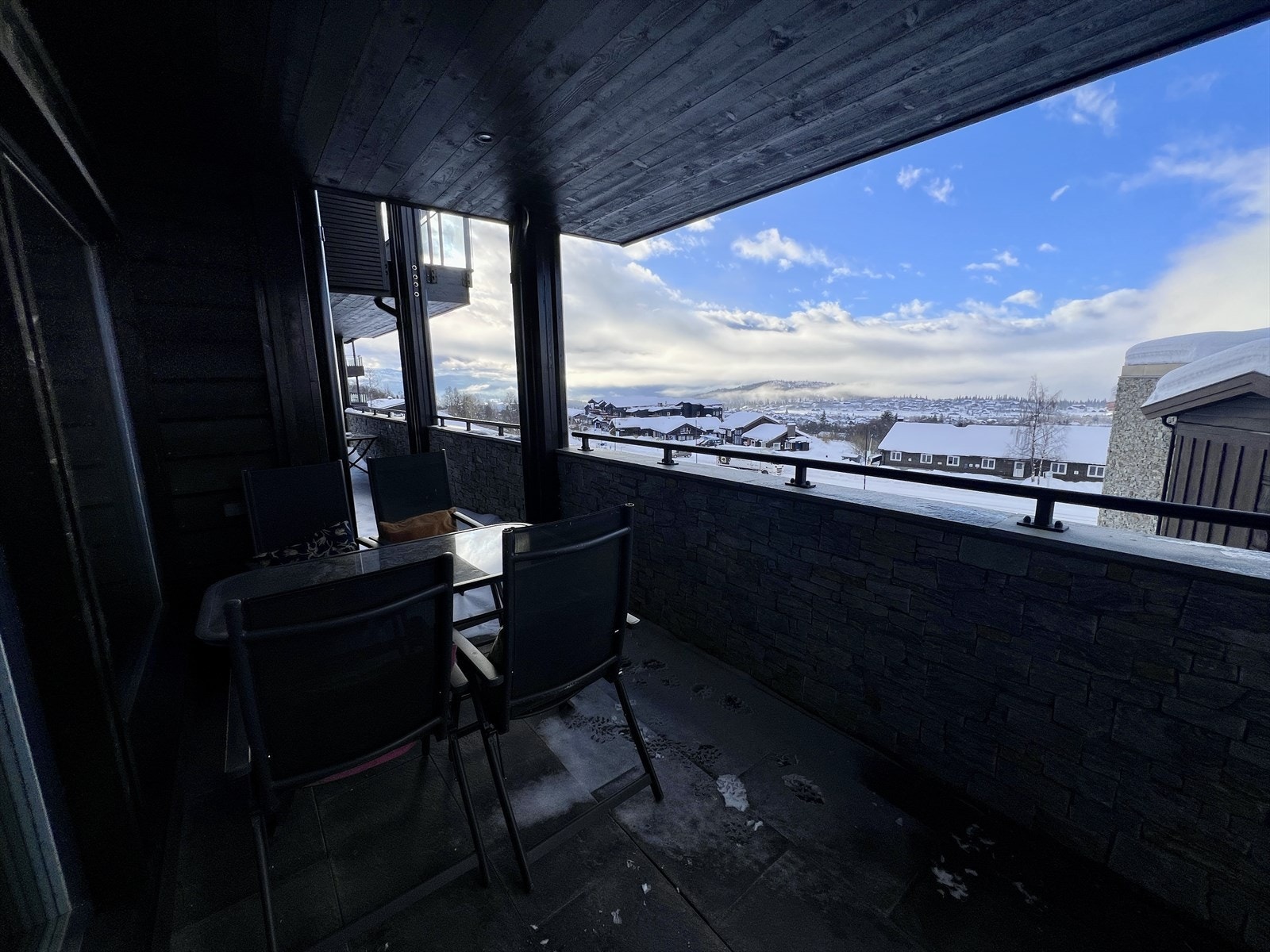 Terrassebilde tatt av eiendomsmegler 27.02.2026 Galleribilde