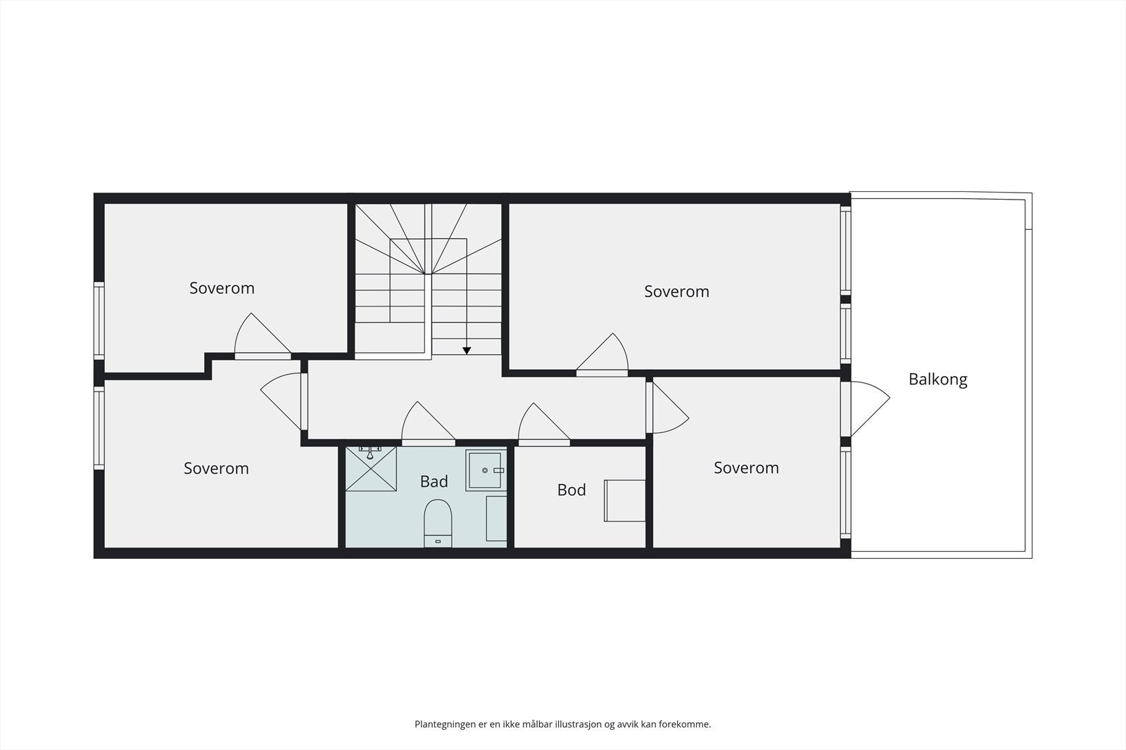 Plantegning 2. etg. Galleribilde