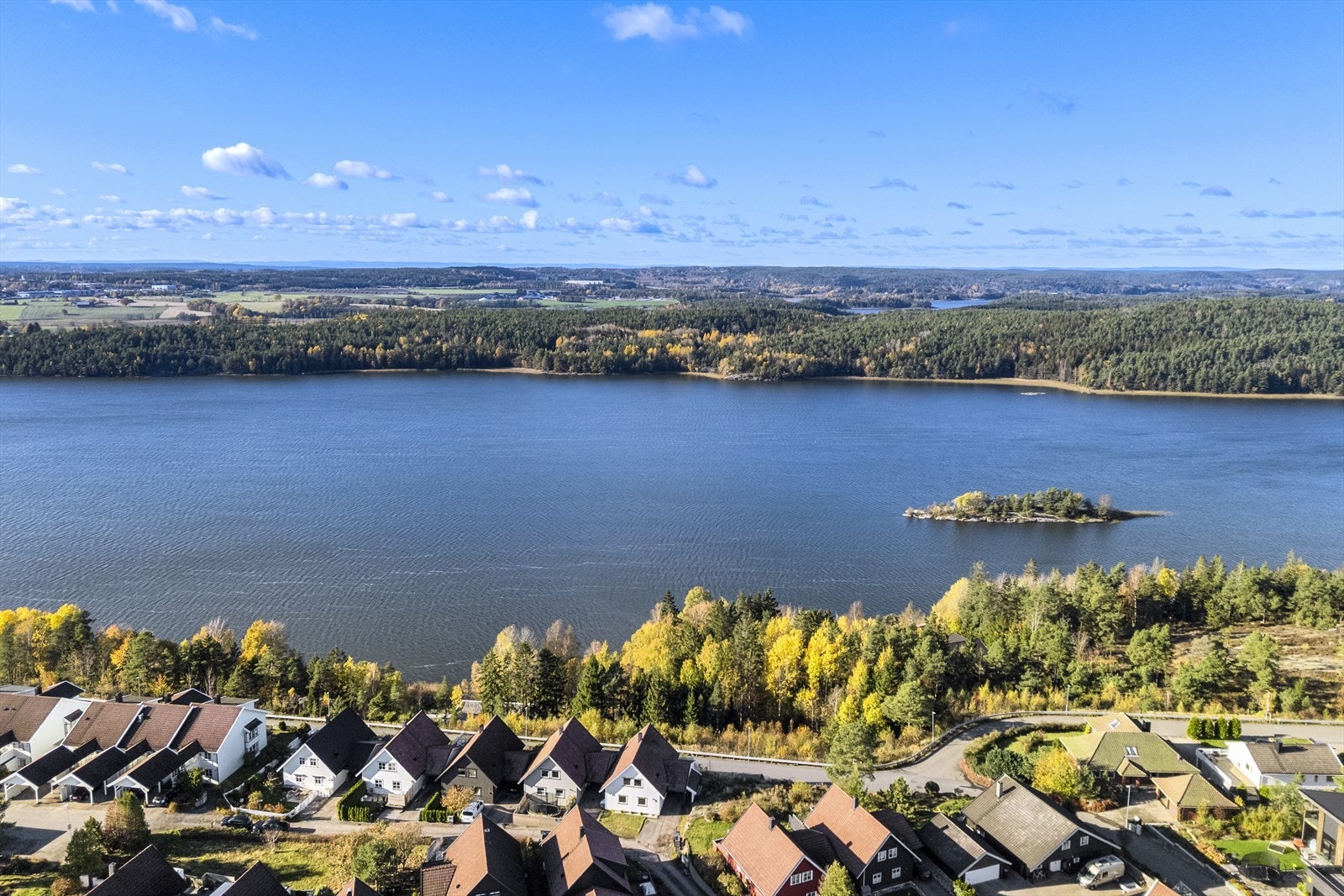Dronefoto - vakkert Galleribilde
