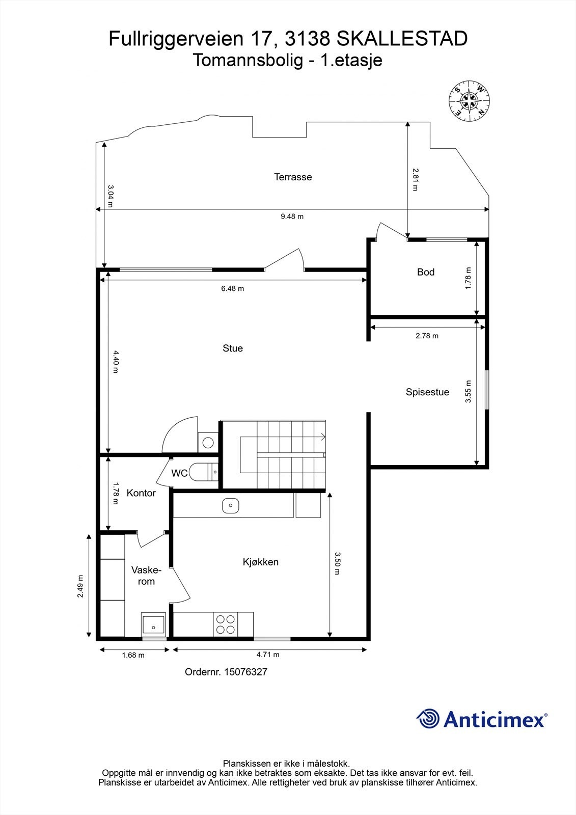 Plantegning-1. Etasje Galleribilde