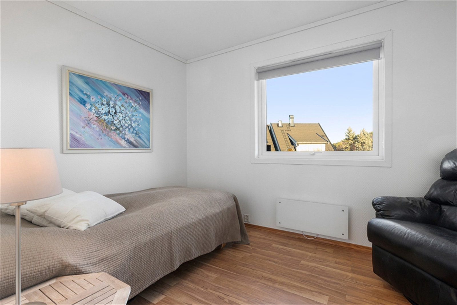 I underetasjen finner du 2 soverom. Dette soverom nr. 1. Galleribilde