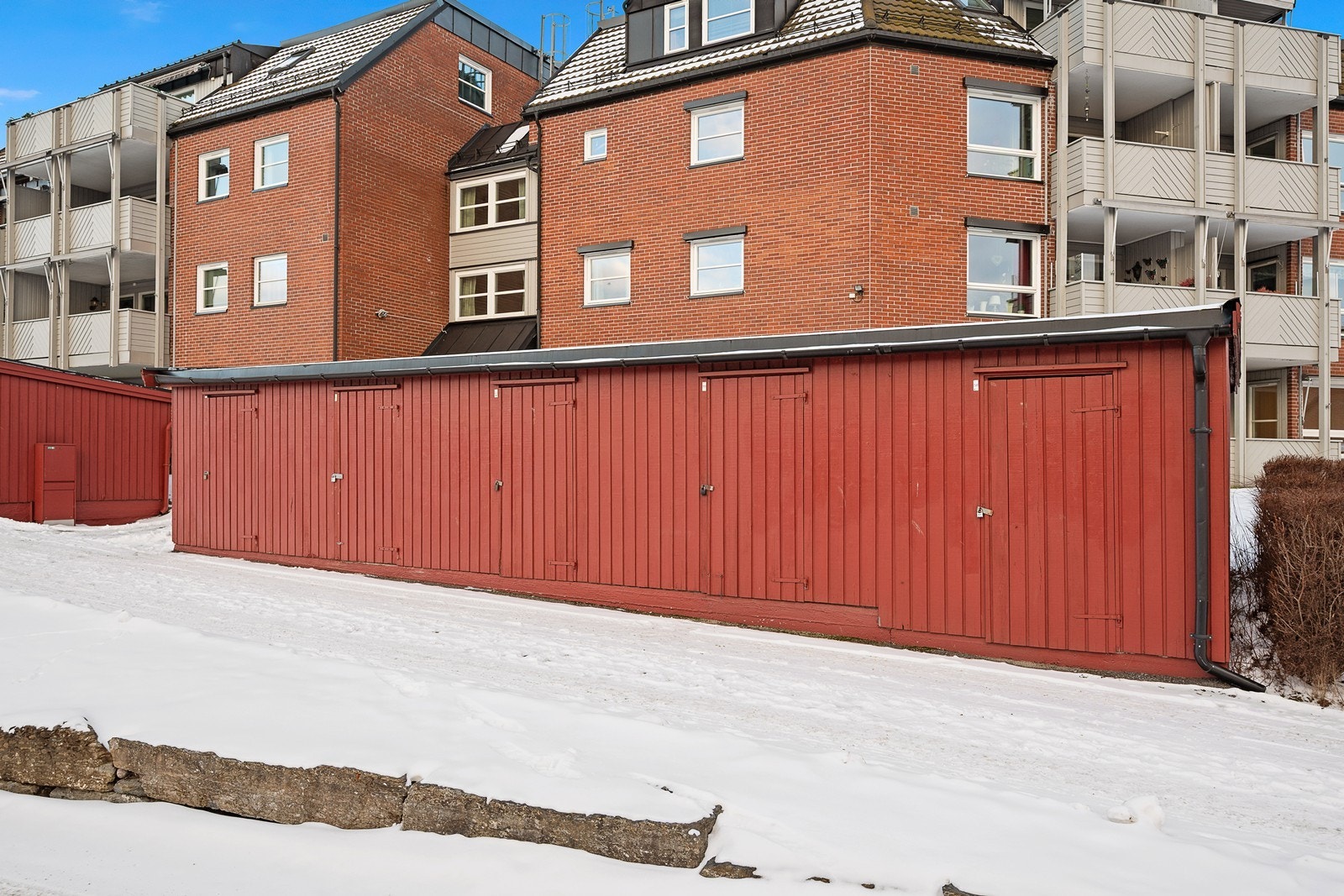 Alle leilighetene har en utvendig bod på ca. 5 kvm. Galleribilde