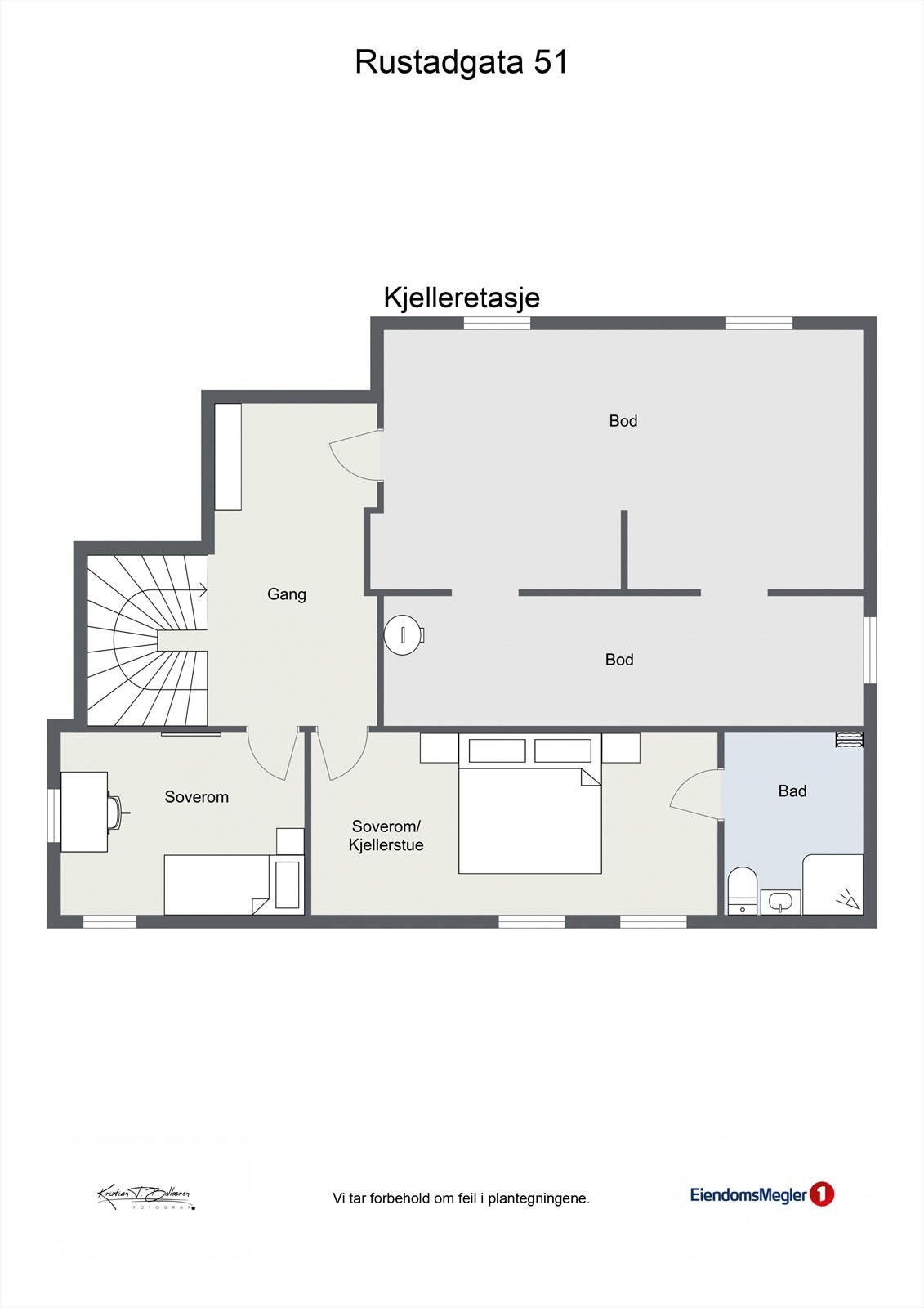 Plantegning kjeller Galleribilde