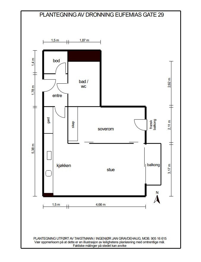 Plantegning. Galleribilde