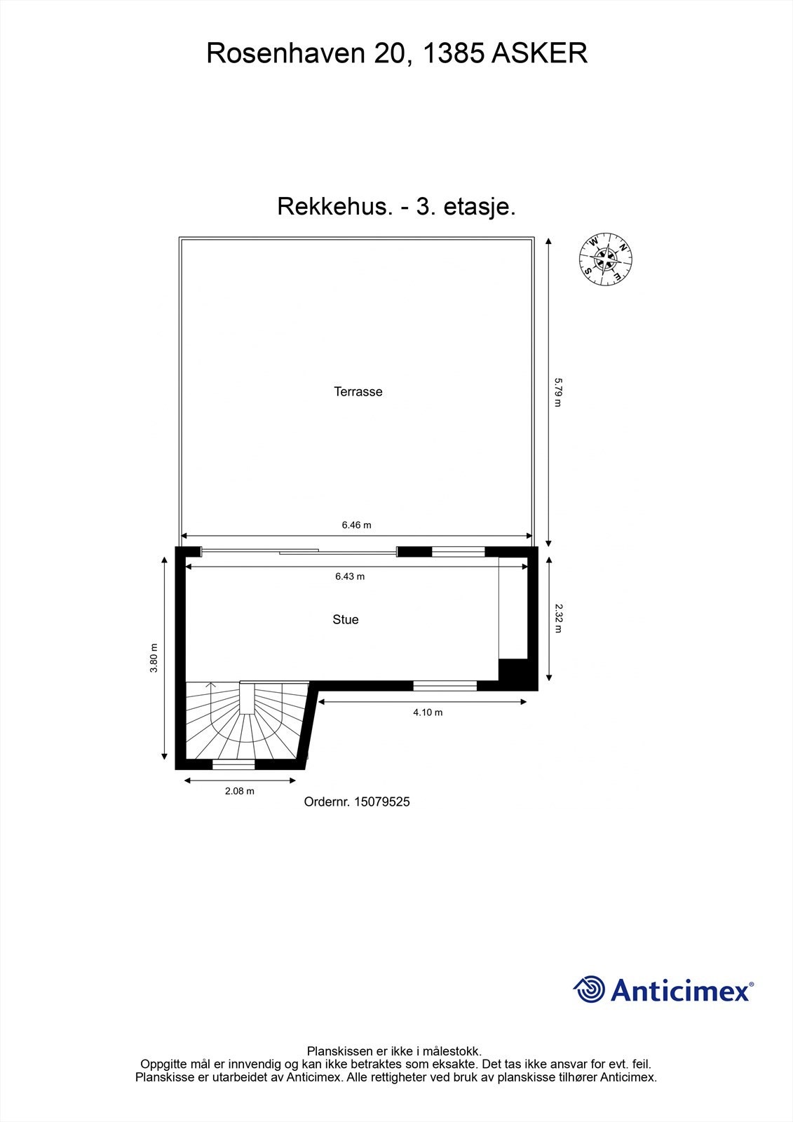 Plantegning - 3. etasje Galleribilde