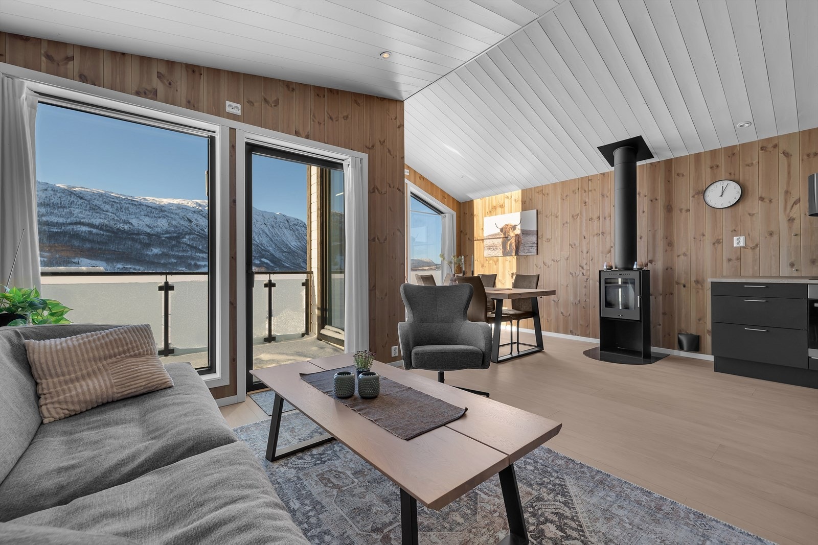 Utgang til vestvendt veranda Galleribilde