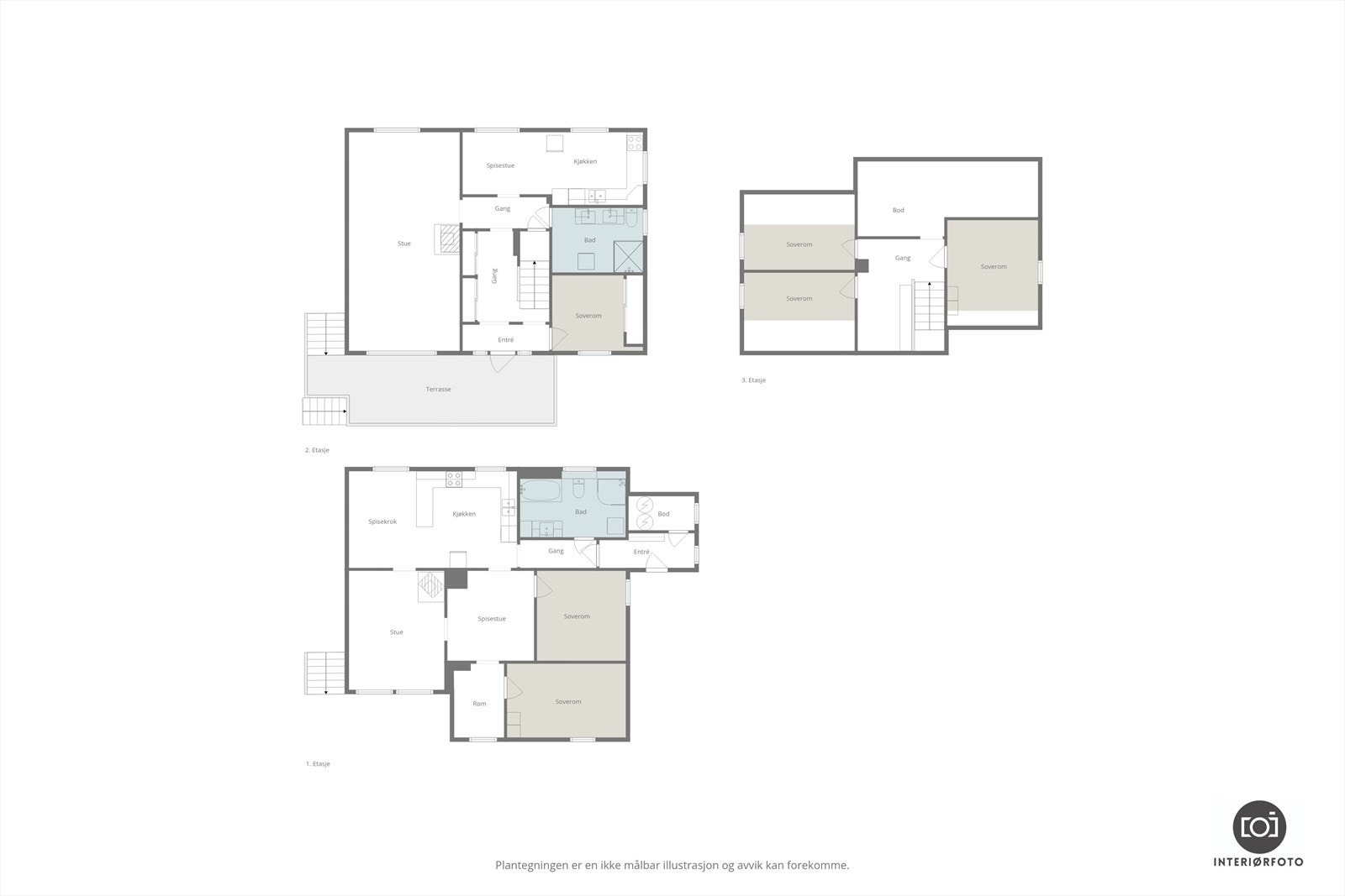 Plantegning Galleribilde