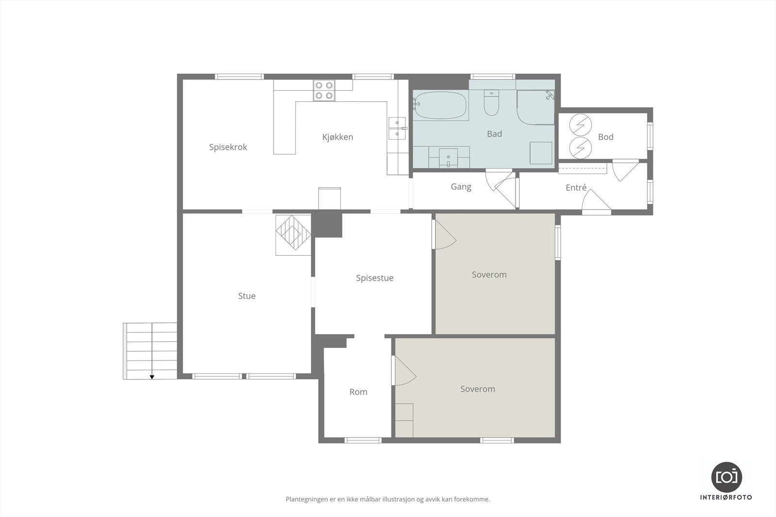 Plantegning Galleribilde