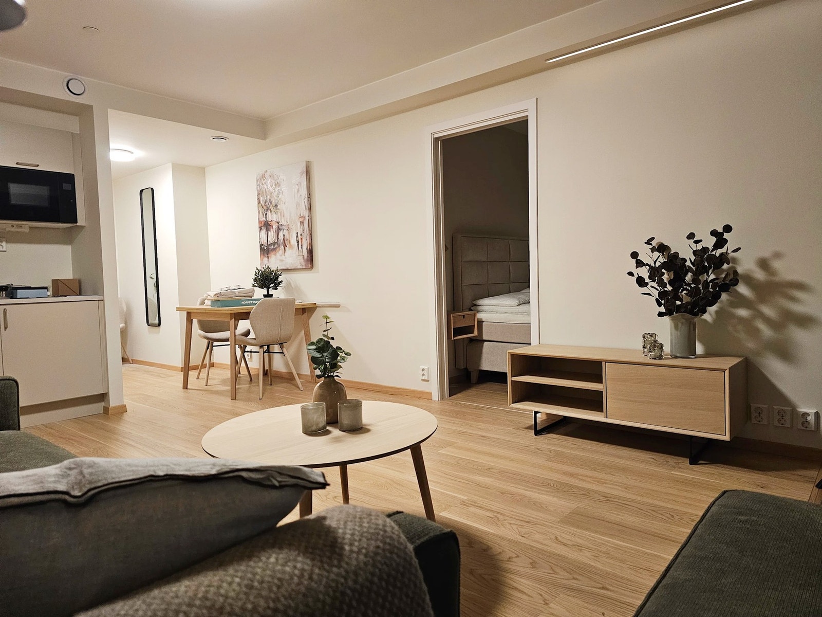 Gjesteleilighet som kan bookes av beboerne ved besøk. Galleribilde