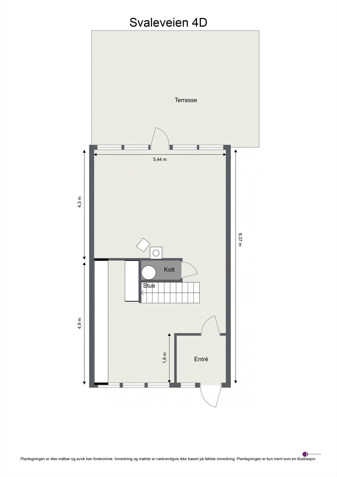 Plantegning - 1. etasje Galleribilde