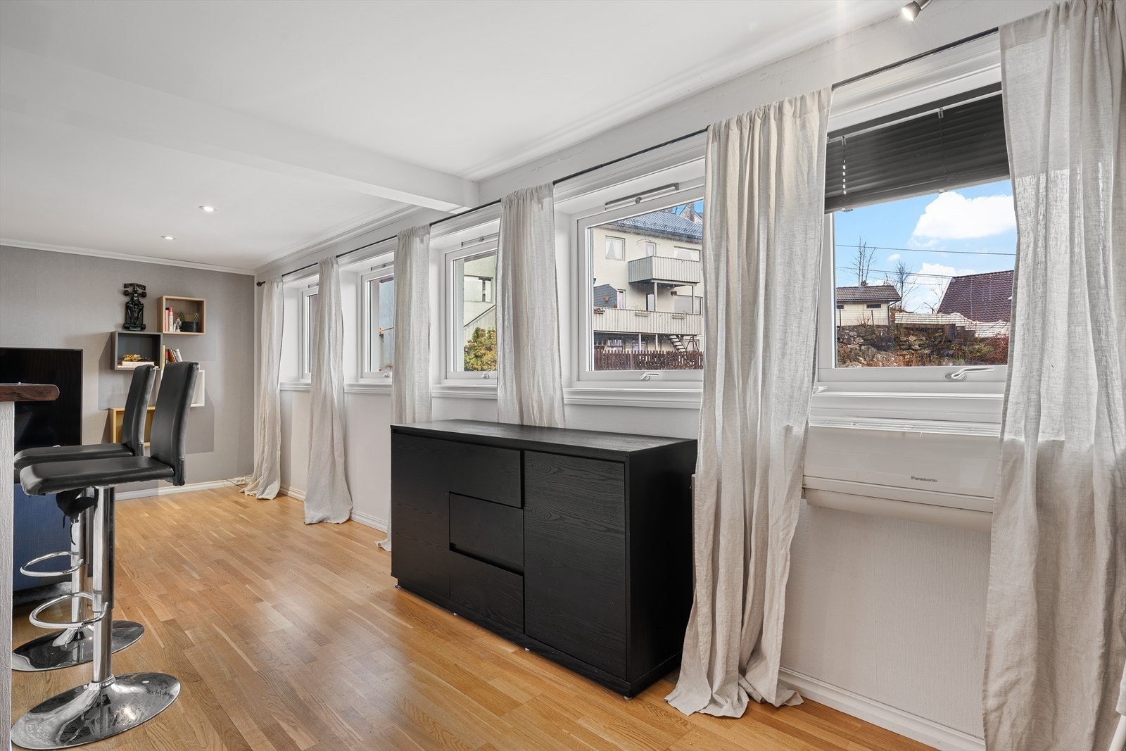 Det er installert varmepumpe i leiligheten, Galleribilde