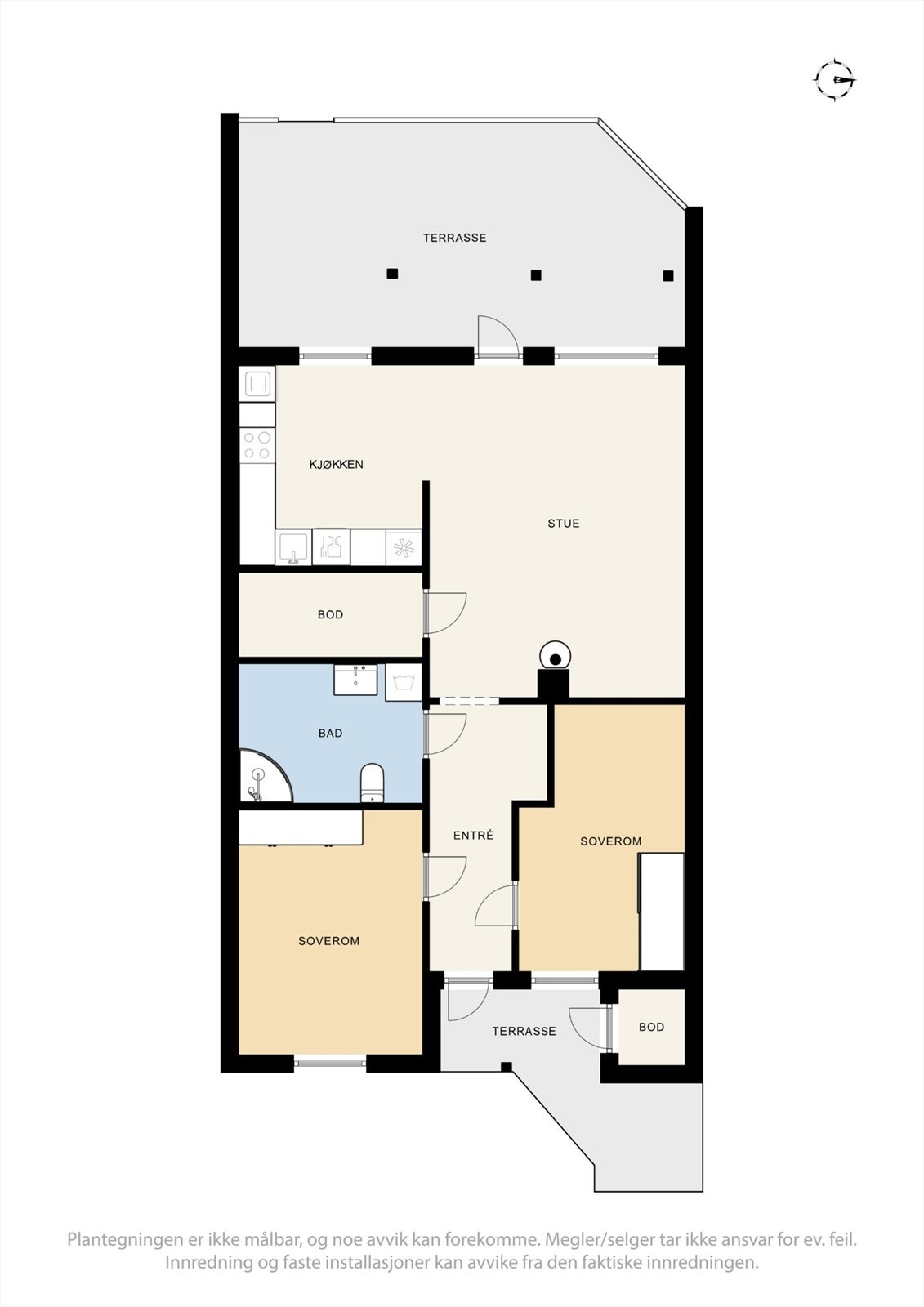 Plantegning- 1. etasje Galleribilde