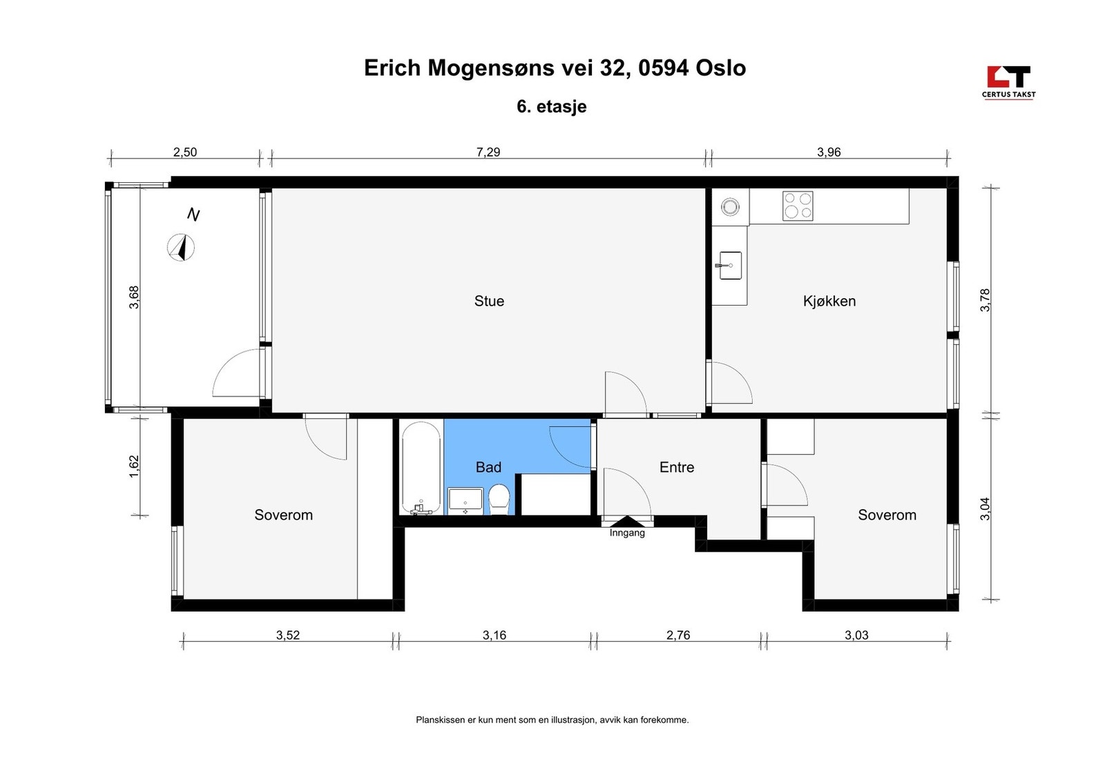 Planløsning. Galleribilde