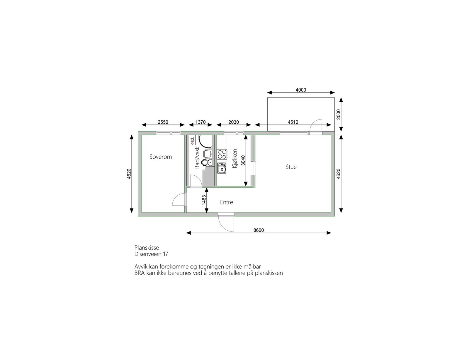 Plantegning. Galleribilde