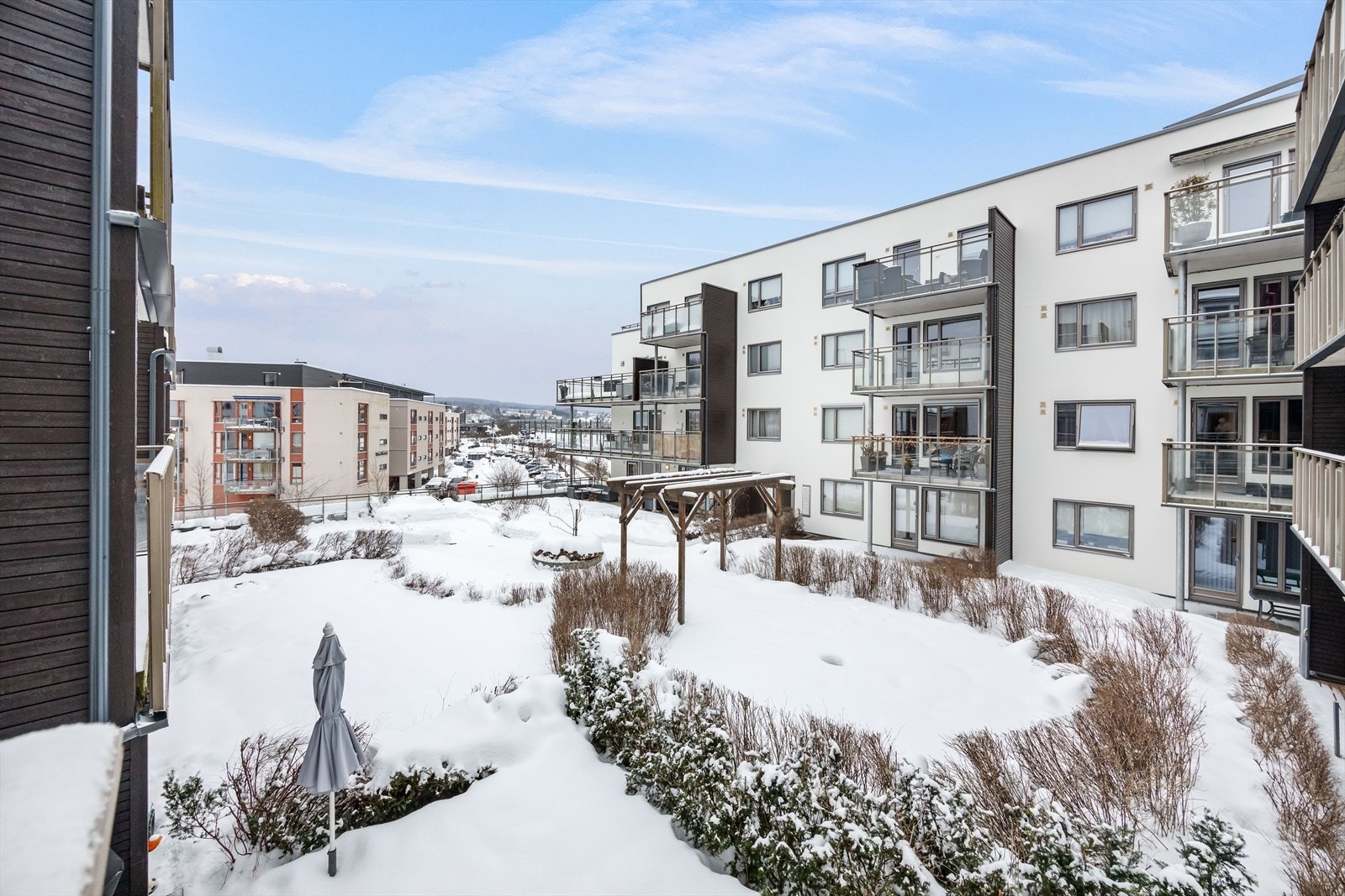 Utsikt fra balkongen. Galleribilde