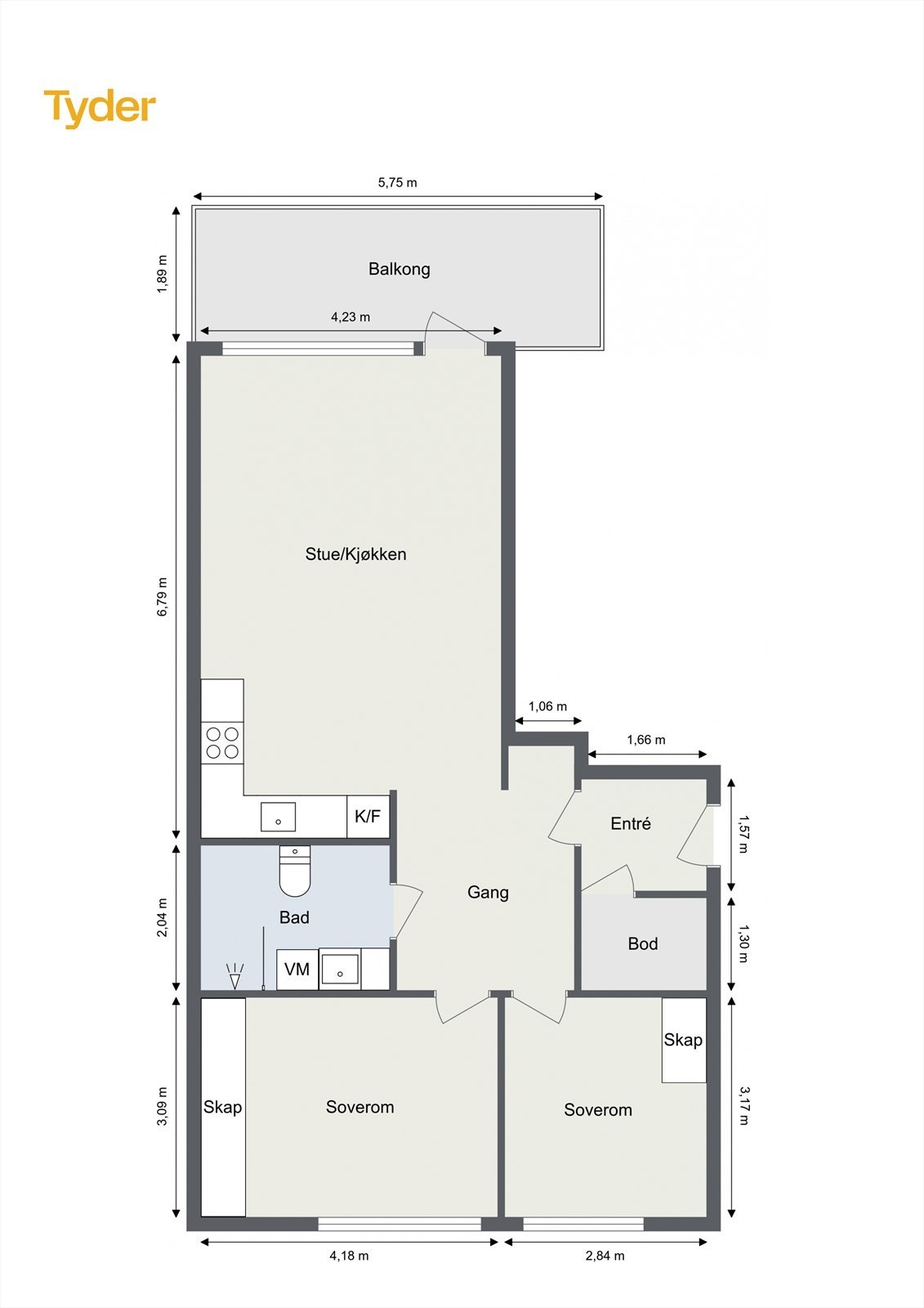 Plantegning Galleribilde