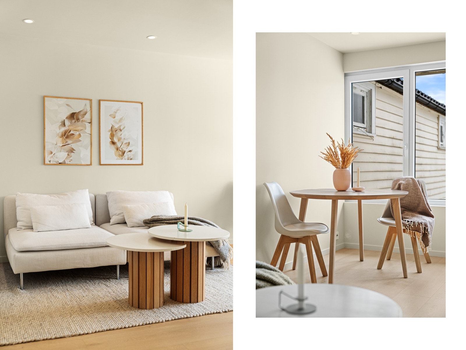 - Det er lagt spotter med downlights for fin belysning - Galleribilde